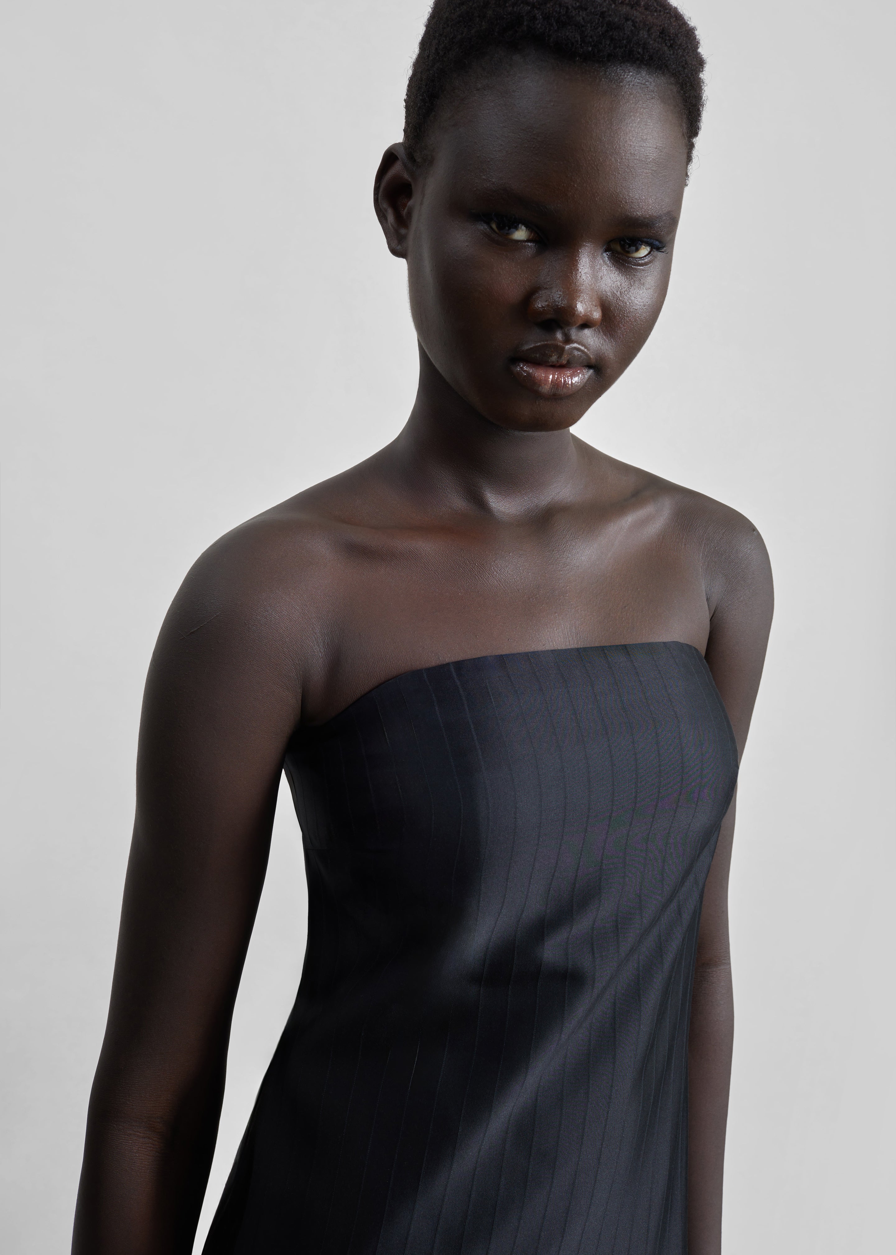 Loulou De Saison Giulia Bustier Dress - Black - 4