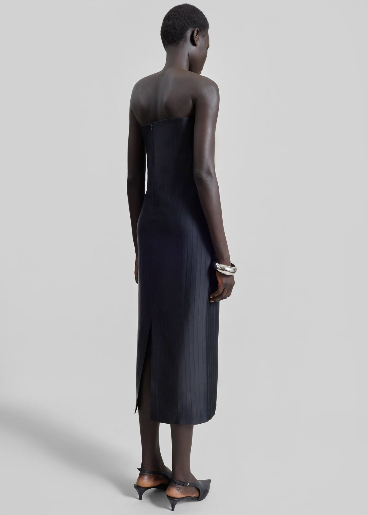 Loulou De Saison Giulia Bustier Dress - Black - 5