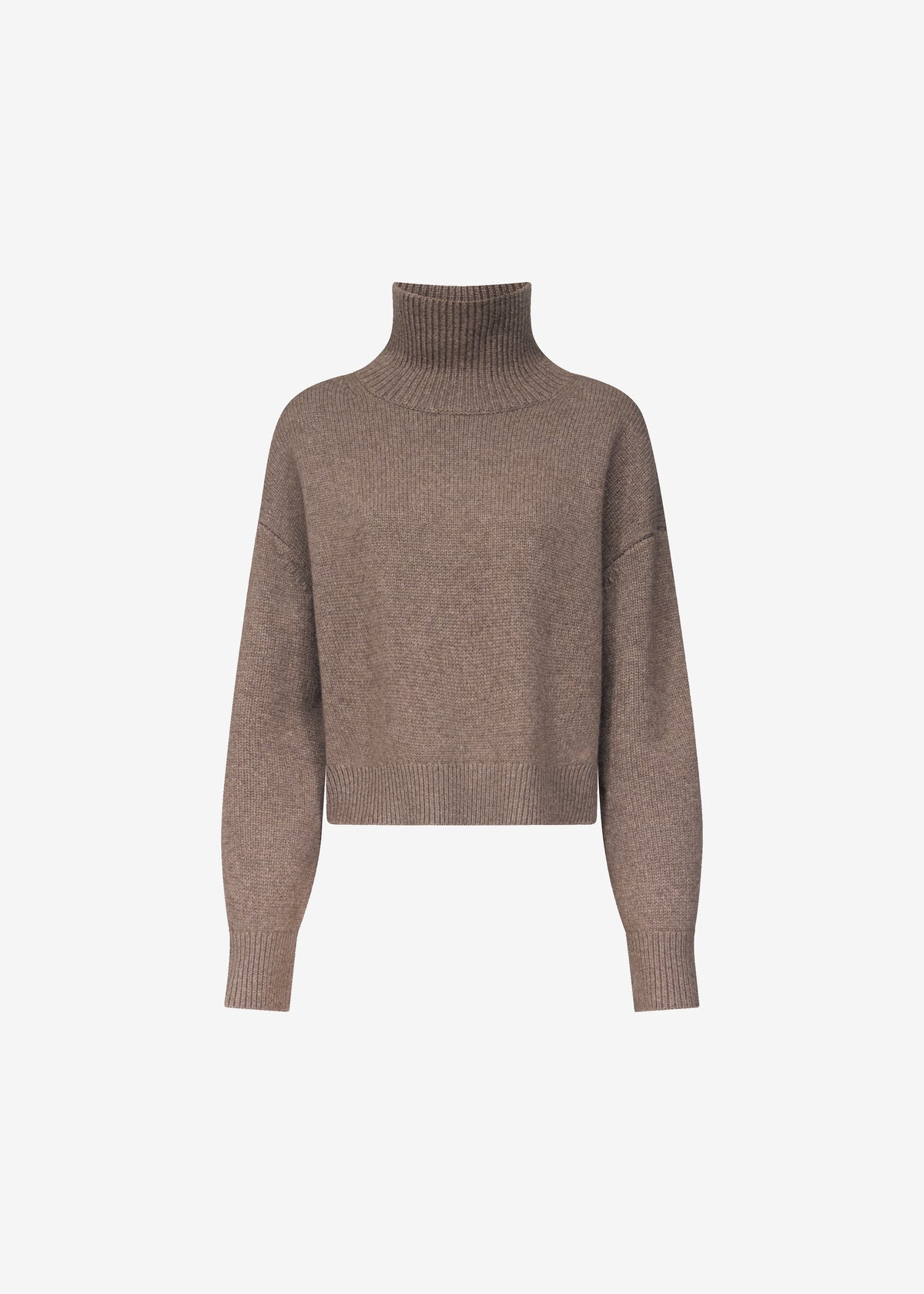 Loulou de Saison Jonah Cashmere Sweater - Nutmeg Melange
