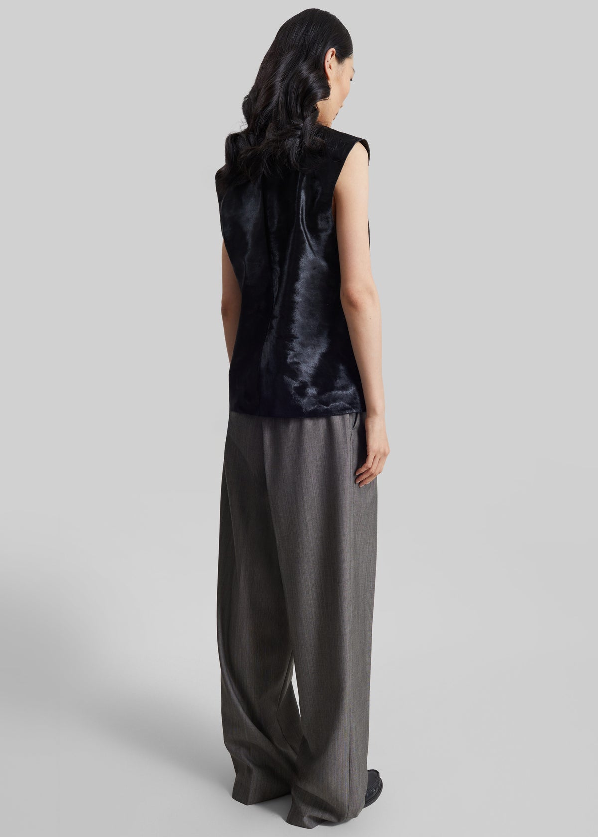 Loulou de Saison Juni Sleeveless Straight Top - Black - 5