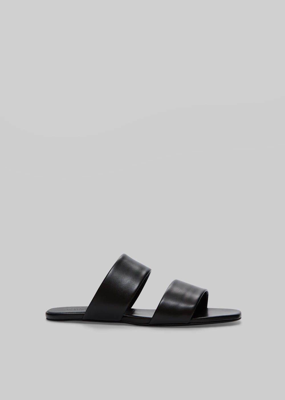 Loulou de Saison Kairo Flat Slide Sandals - Black - 1