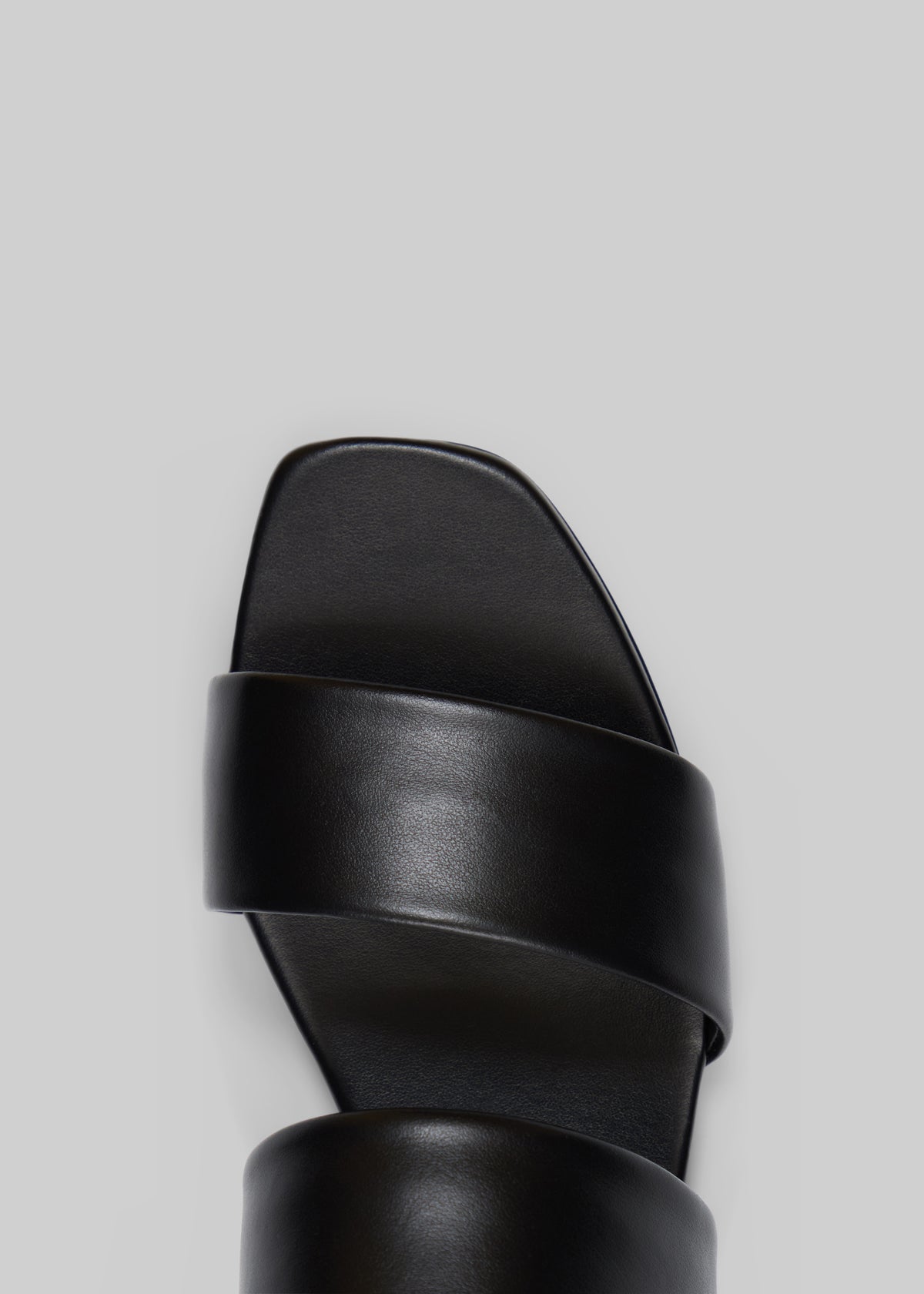 Loulou de Saison Kairo Flat Slide Sandals - Black - 3