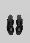 Loulou de Saison Kairo Flat Slide Sandals - Black
