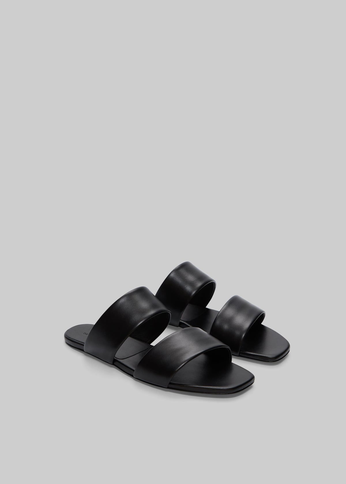 Loulou de Saison Kairo Flat Slide Sandals - Black - 4