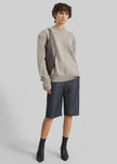 Loulou de Saison Robi Tailored Bermuda - Anthracite Melange