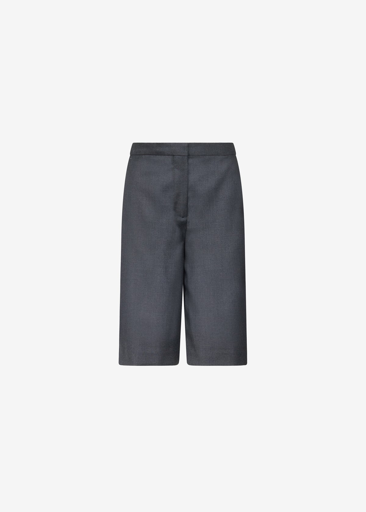Loulou de Saison Robi Tailored Bermuda - Anthracite Melange