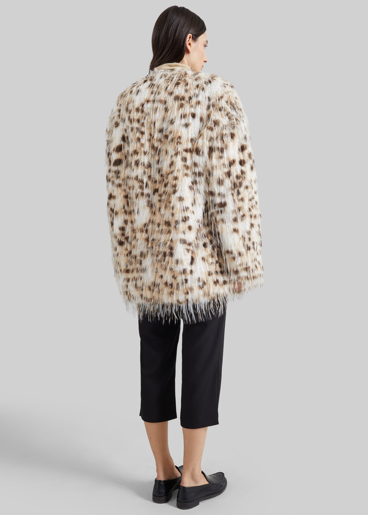 Loulou de Saison Rowe Faux Fur Coat - Lynx