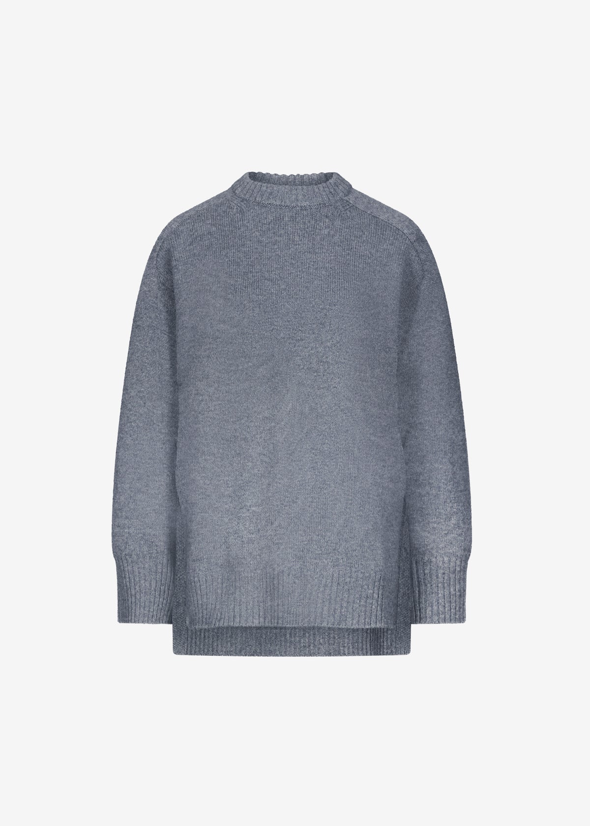 Loulou De Saison Safi LDS Cashmere Blend Sweater - Anthracite Melange - 7