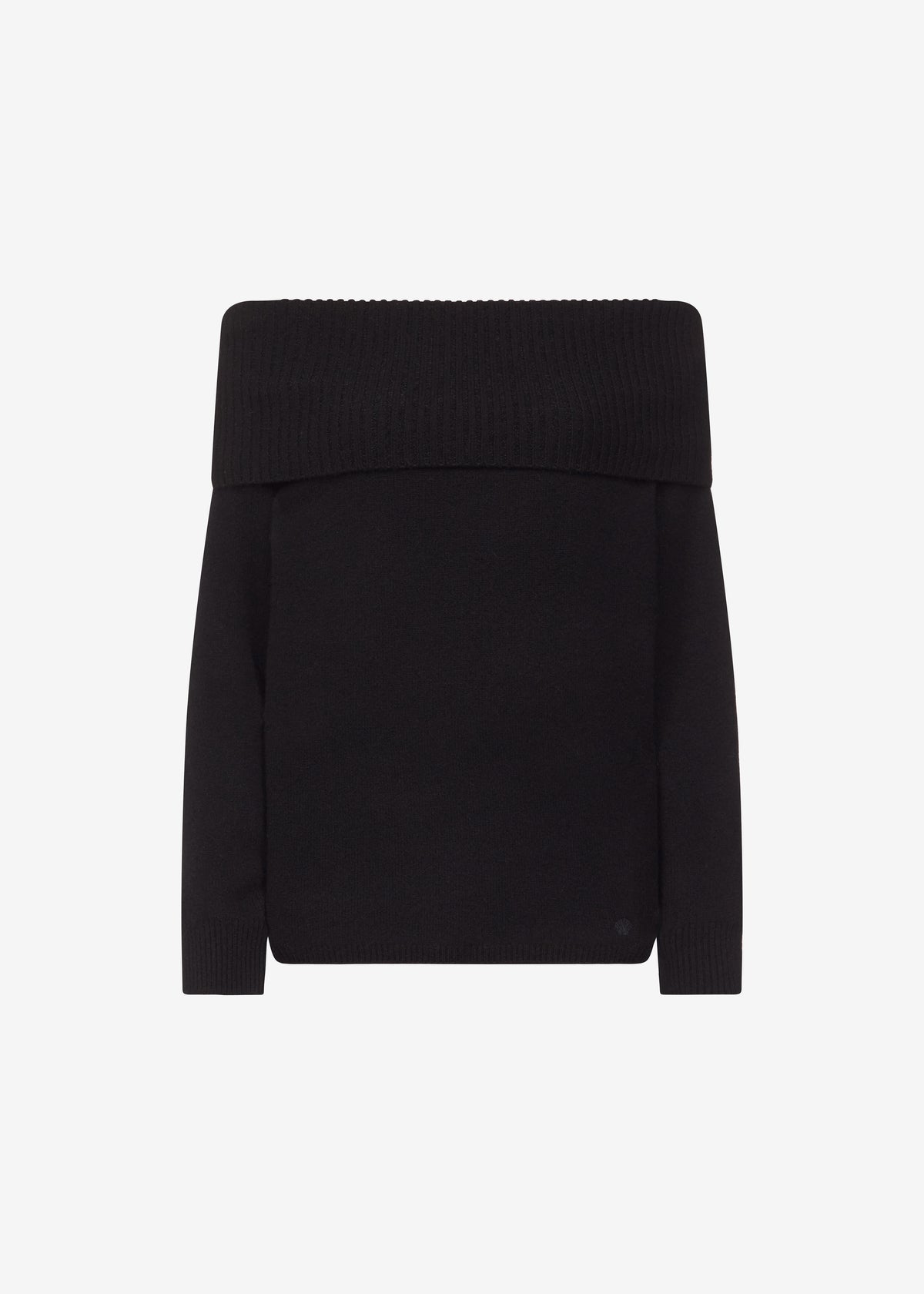 Loulou de Saison Sibyl Off-Shoulder Sweater - Black