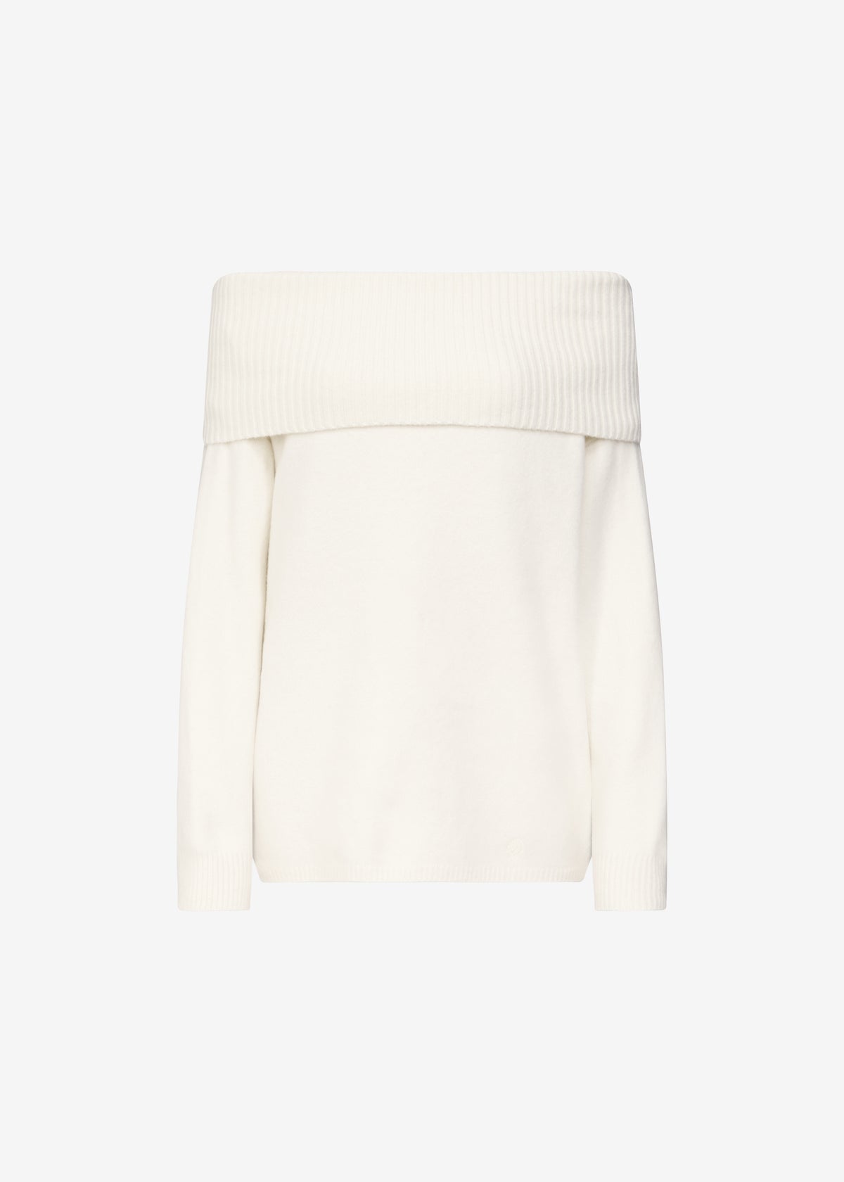Loulou de Saison Sibyl Off-Shoulder Sweater - Ivory - 6