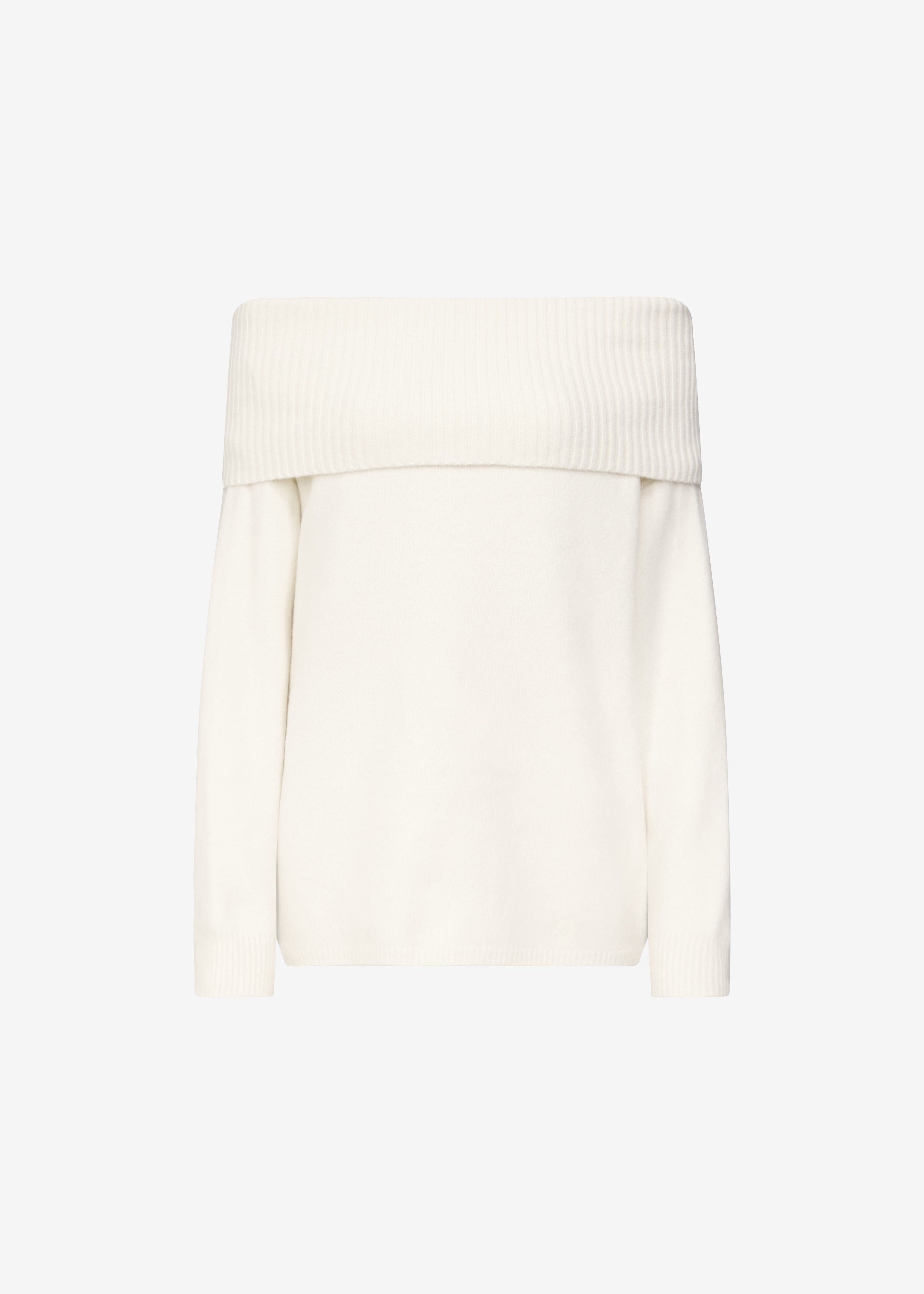 Loulou de Saison Sibyl Off-Shoulder Sweater - Ivory - 6