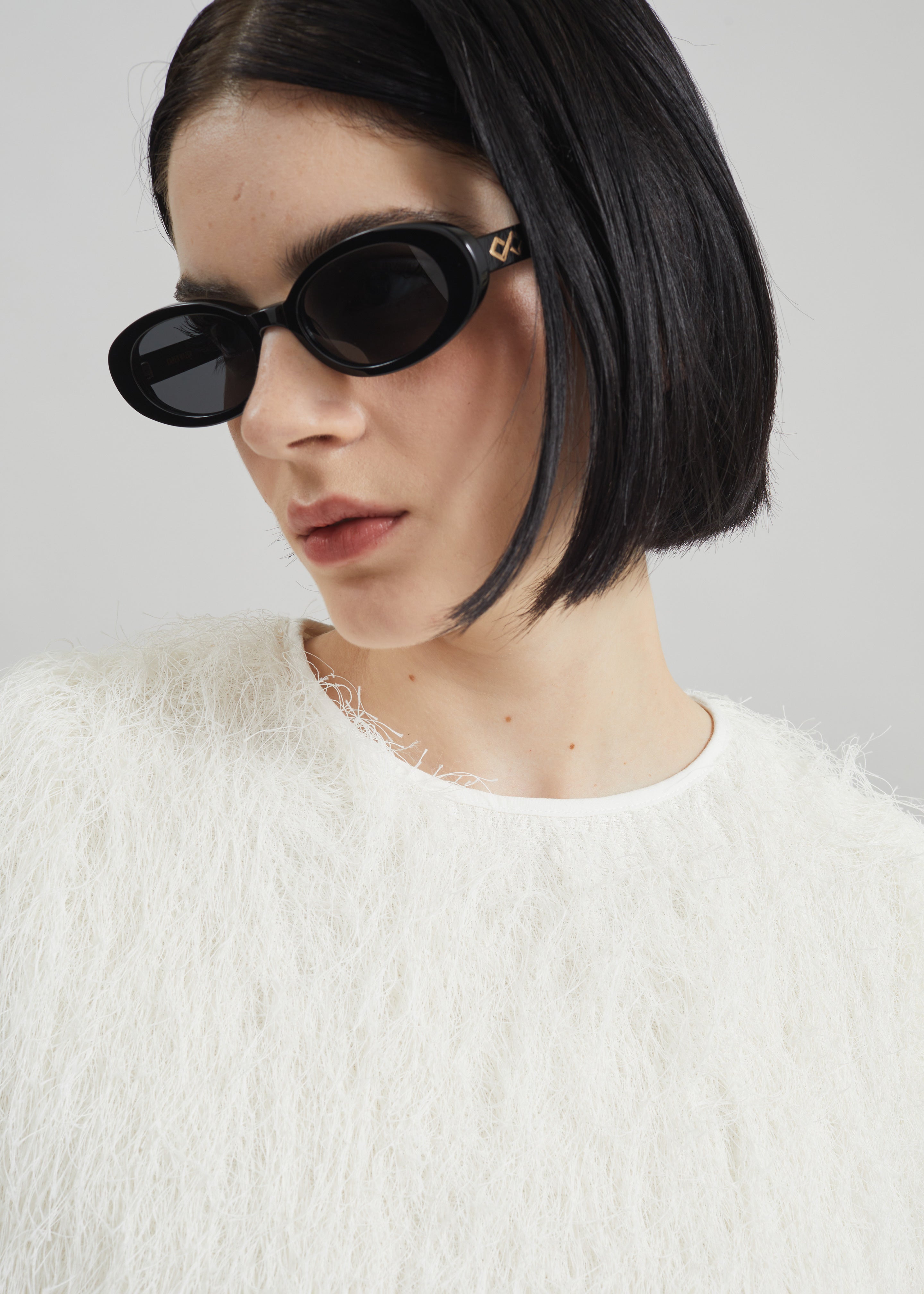 Loulou de Saison Tina Longsleeve Mini Dress - White - 4