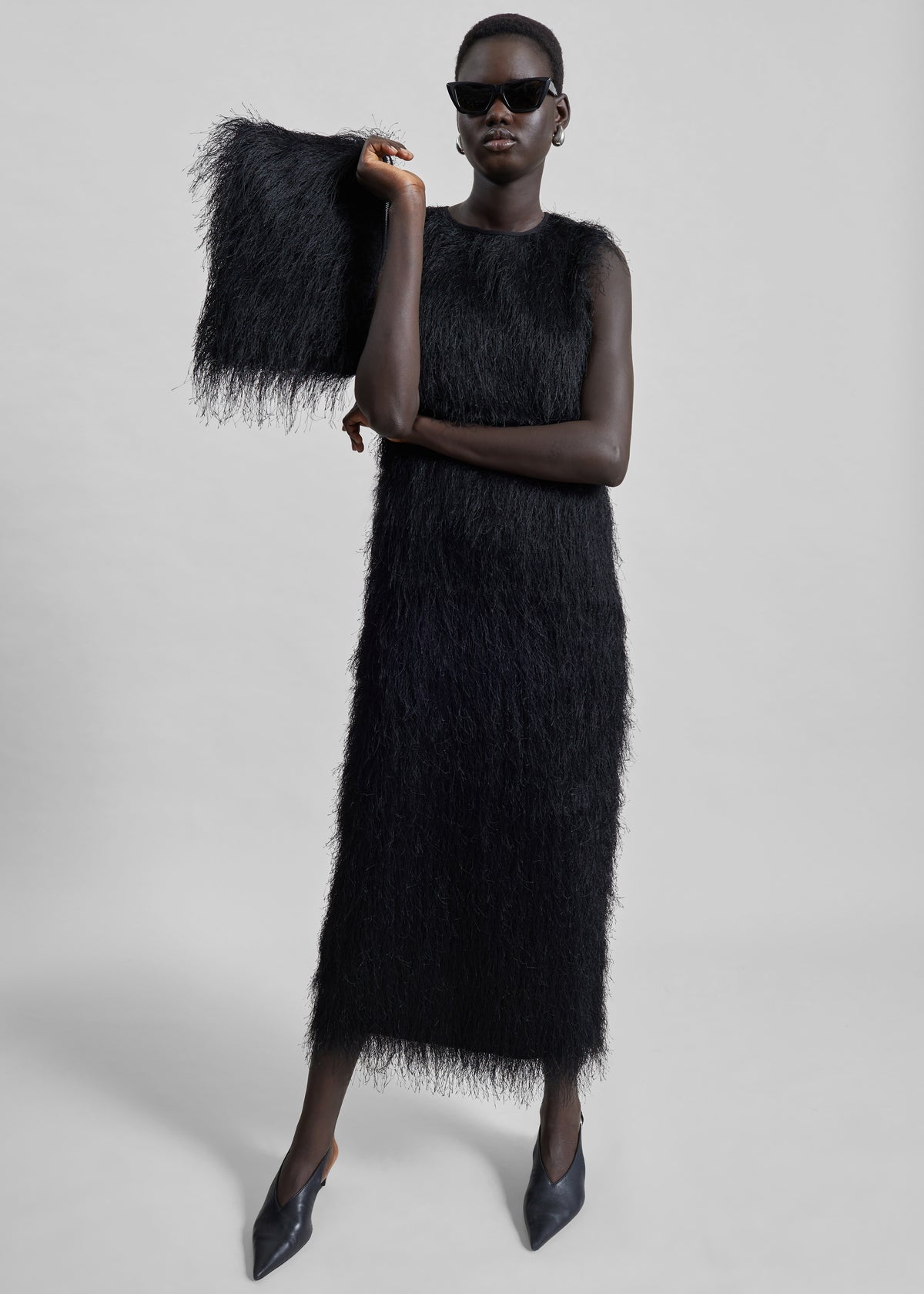fringe detail maxi dress Salt & Fringe Maxi Dress