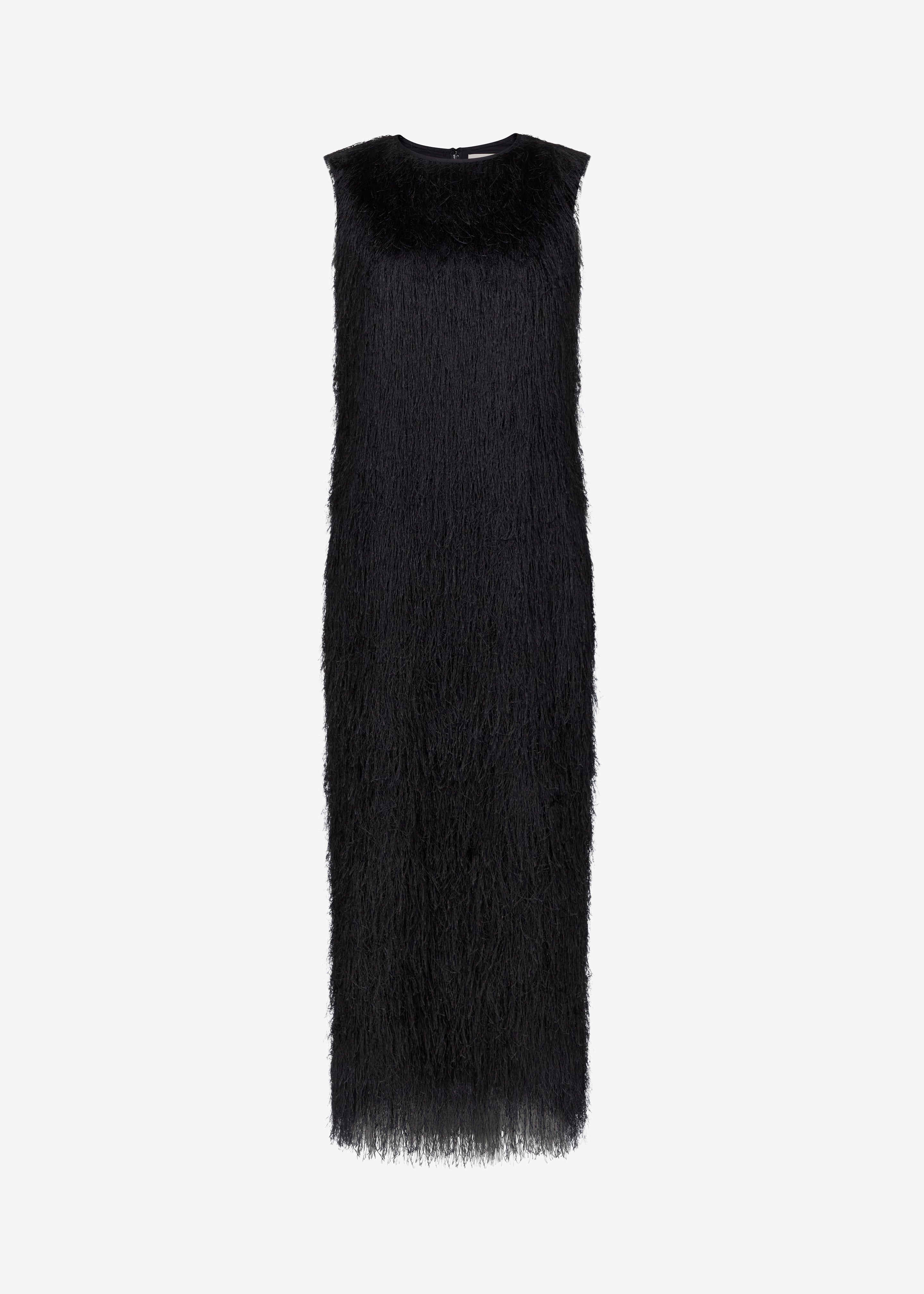 Loulou de Saison Tiwa Fringed Maxi Dress - Black The Frankie Shop Loulou de Saison Tiwa Fringed Maxi Dress - Black The Frankie Shop