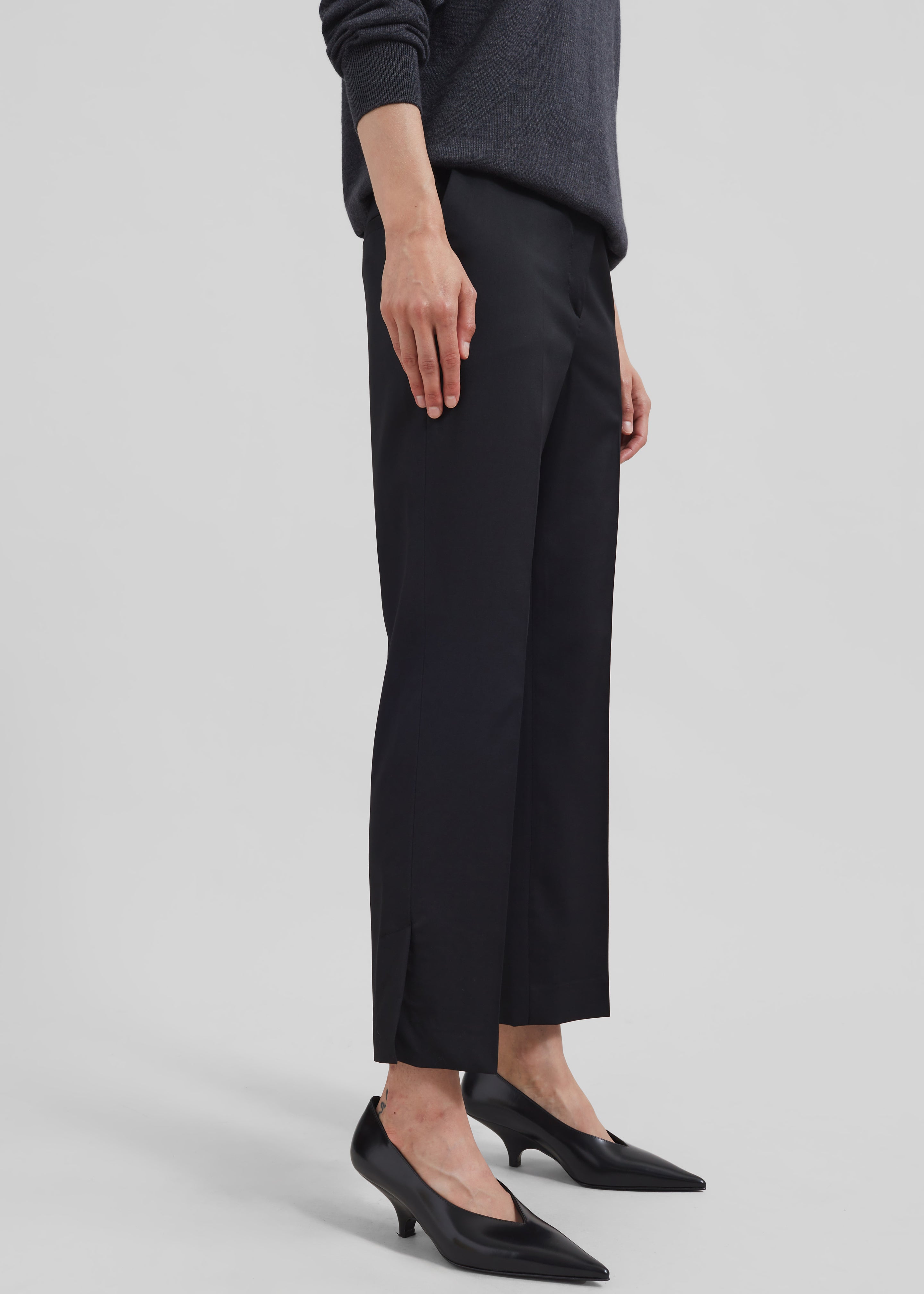 Loulou Studio Dorkas Pants - Black - 5