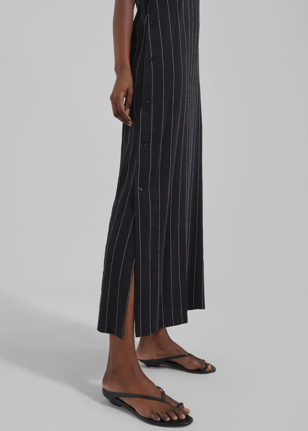 Loulou Studio Etta Dress - Black/Ivory - 1