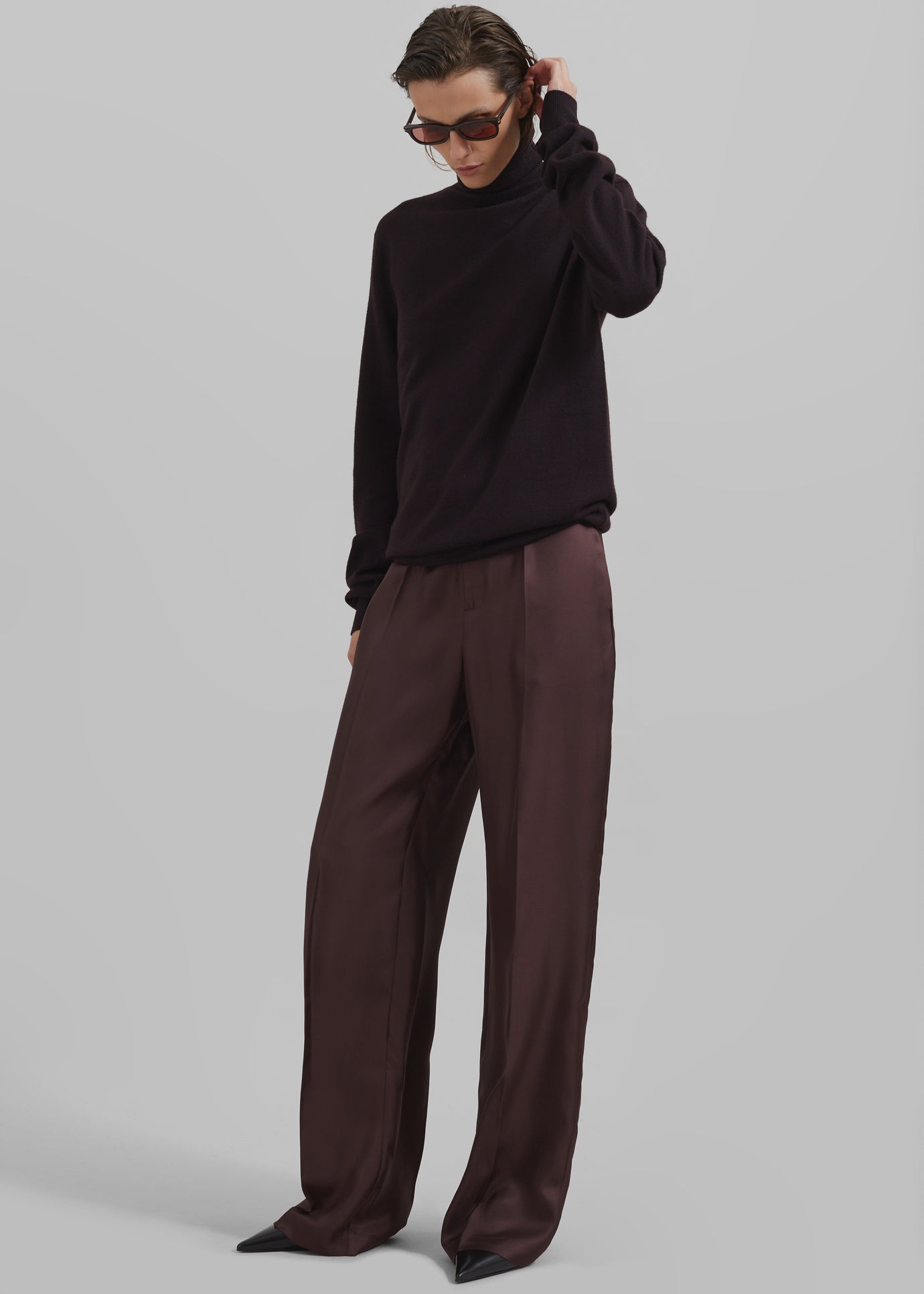 Loulou Studio Fafila Pants - Choco