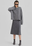 Loulou Studio Helmi Skirt - Grey