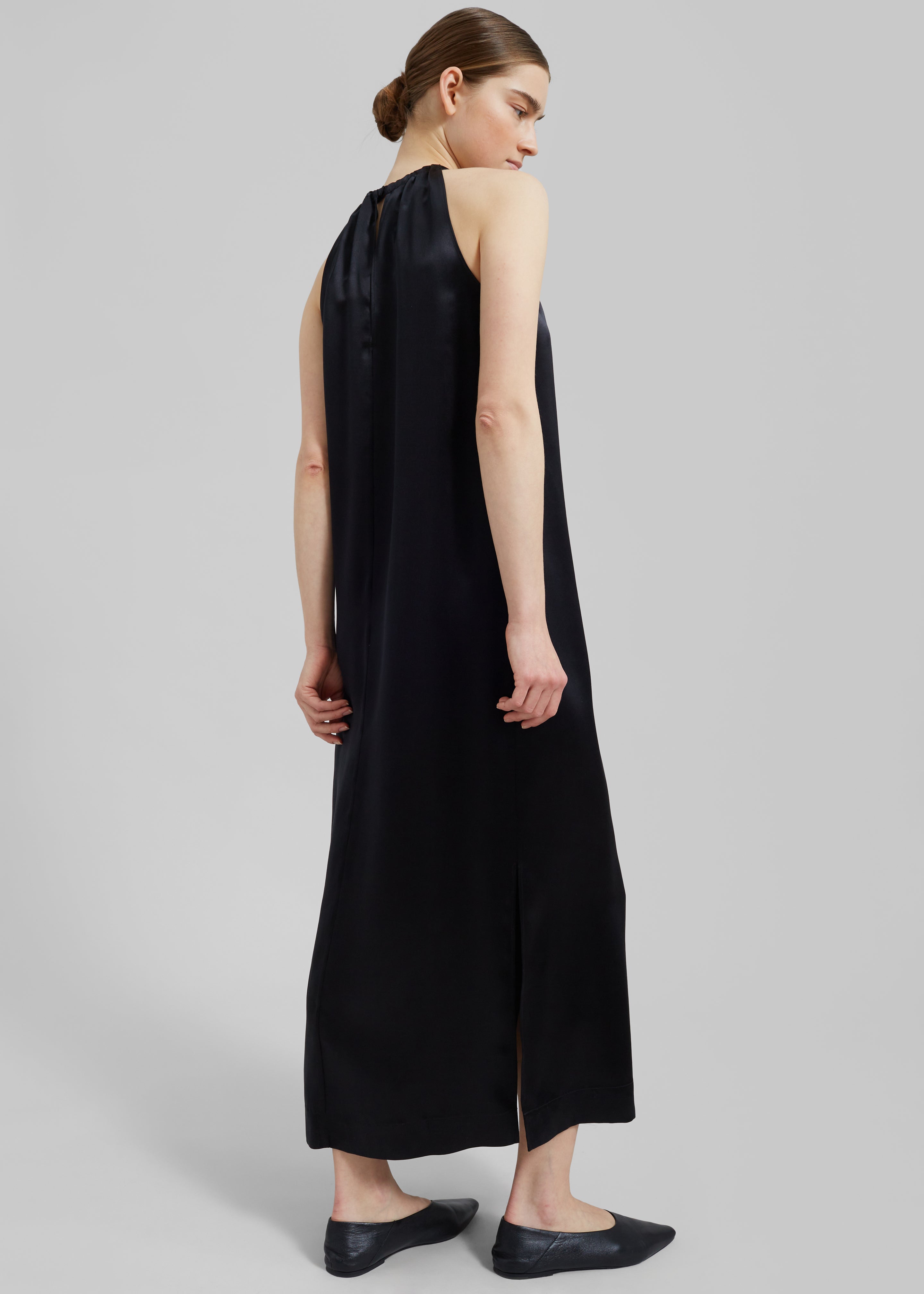 Loulou Studio Morene Long Dress - Black