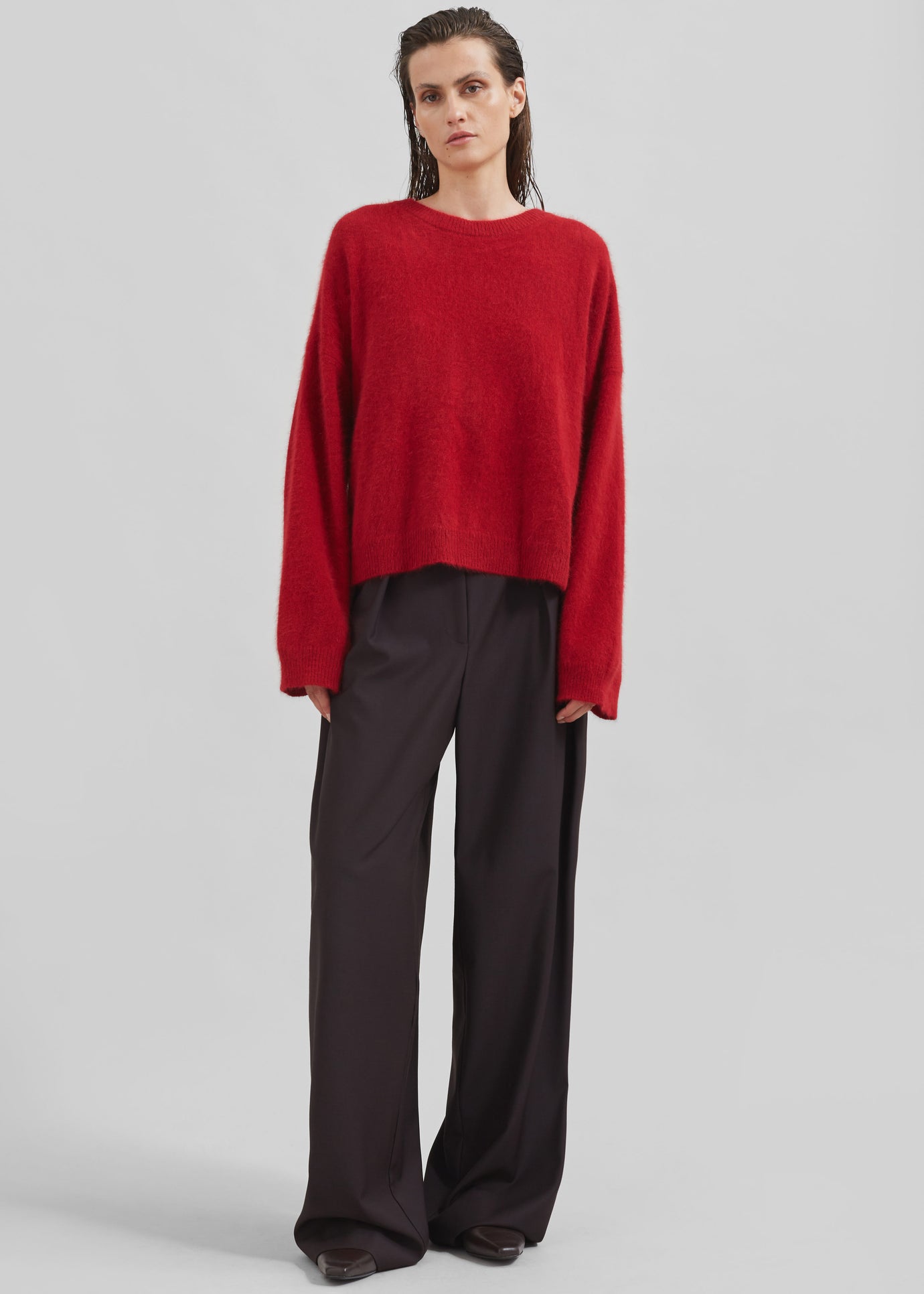 Loulou Studio Ropo Sweater - Burgundy