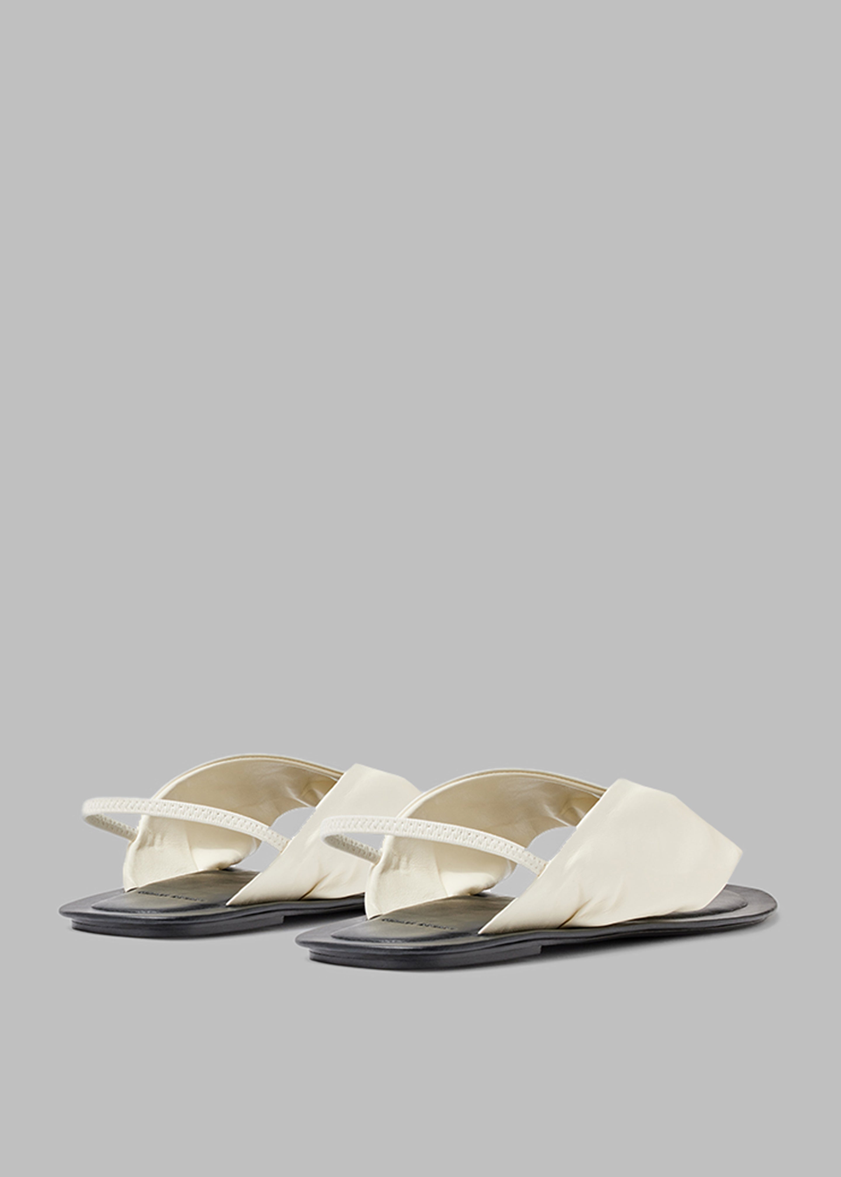 Loulou Studio Sahado Leather Sandals - Soft Cream - 5