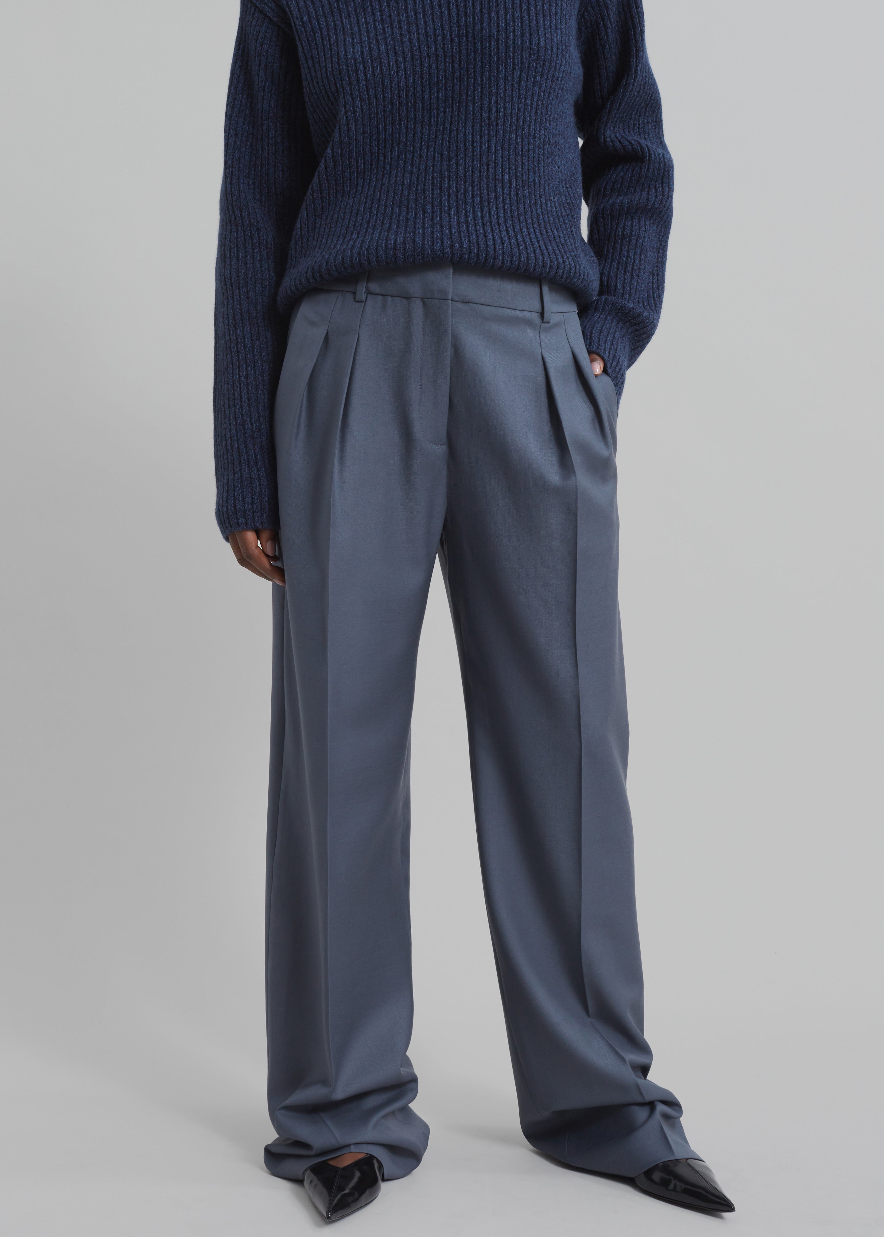 Acnestudios lace trousers , purple - La Neuvième