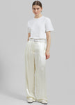 Loulou Studio Vione Pants - Soft Vanilla