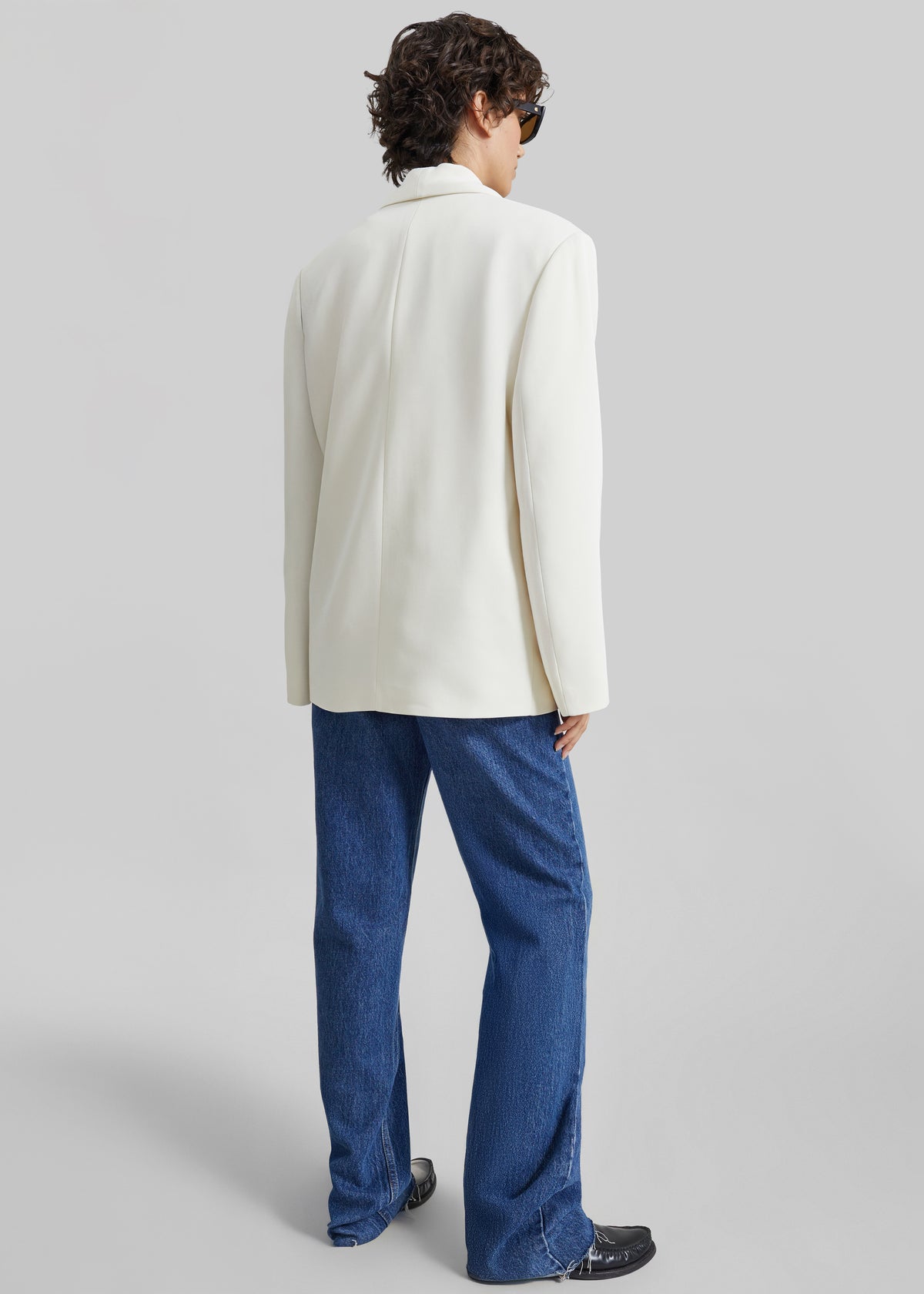 Loulou de Saison Sira Shawl Collar Jacket - Ivory