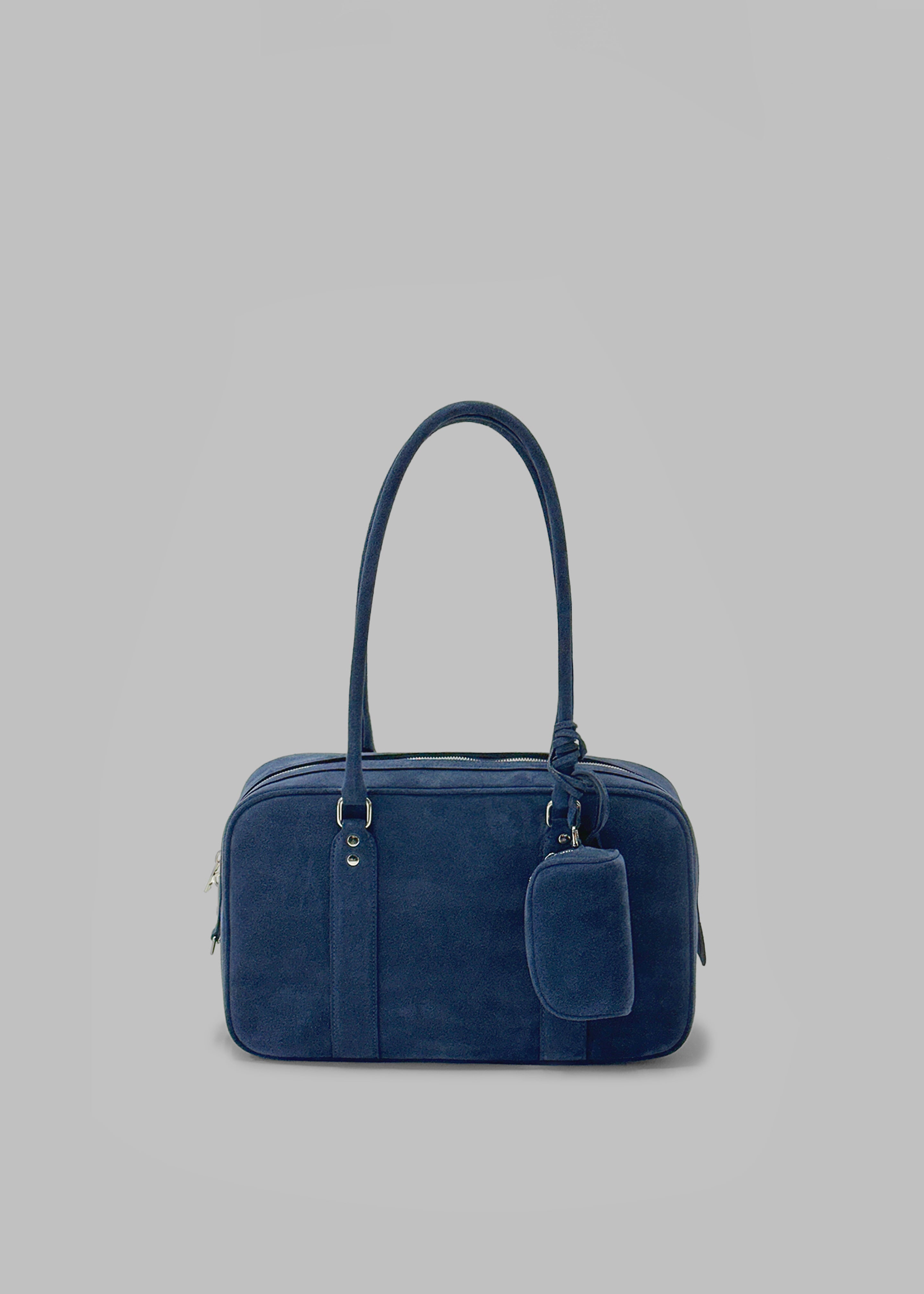 Low Classic Bookey Bag - Suede Blue - 1