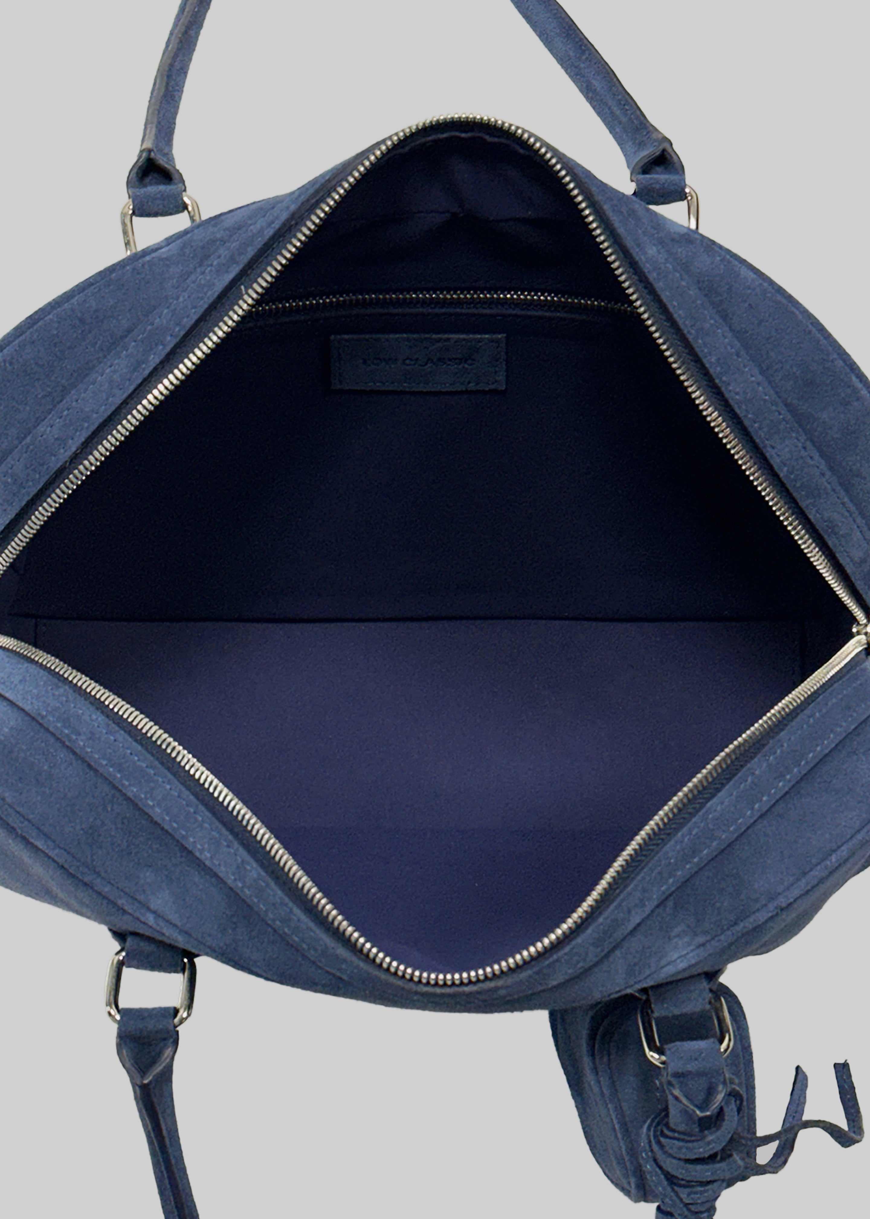Low Classic Bookey Bag - Suede Blue - 9