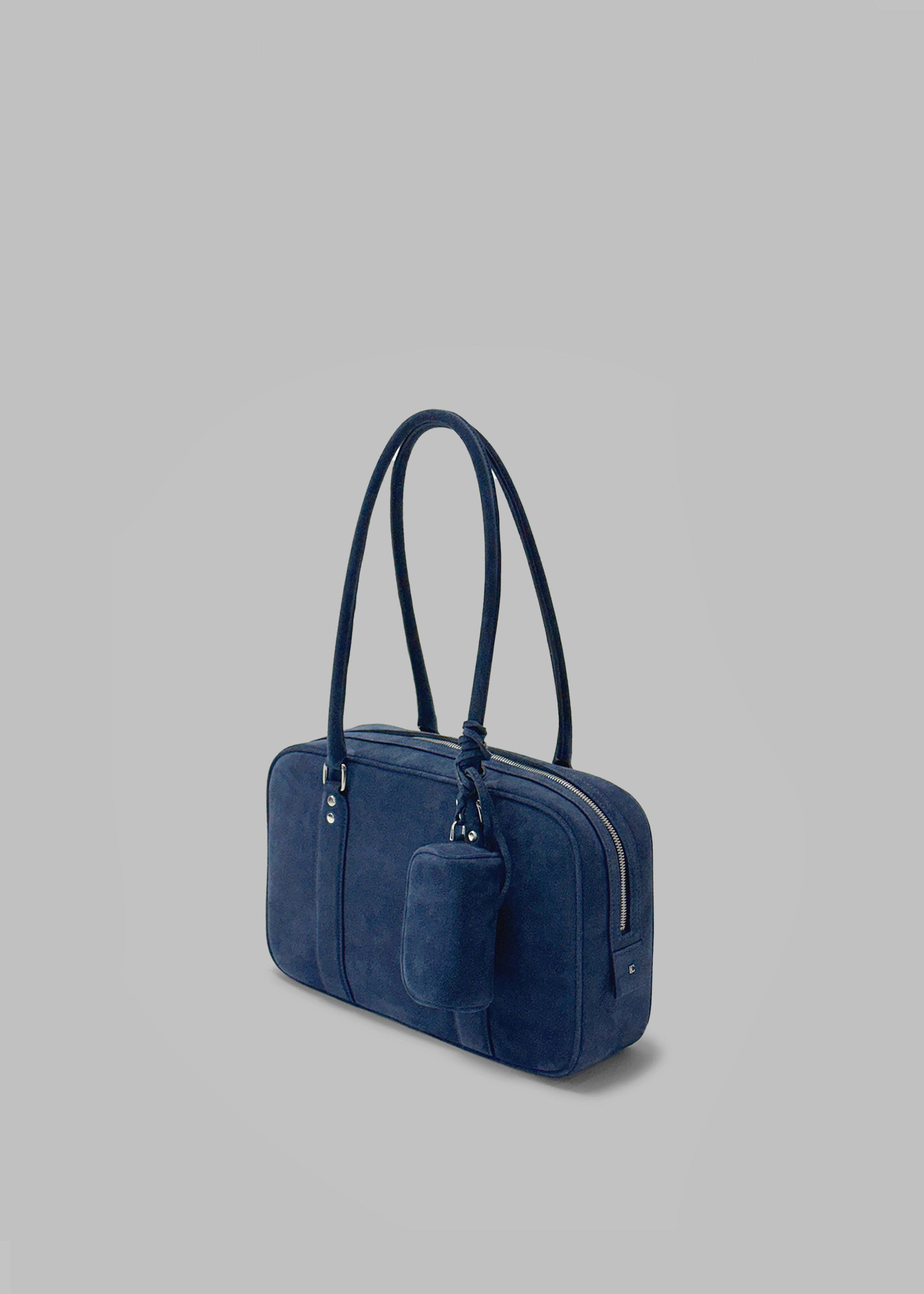 Low Classic Bookey Bag - Suede Blue - 3