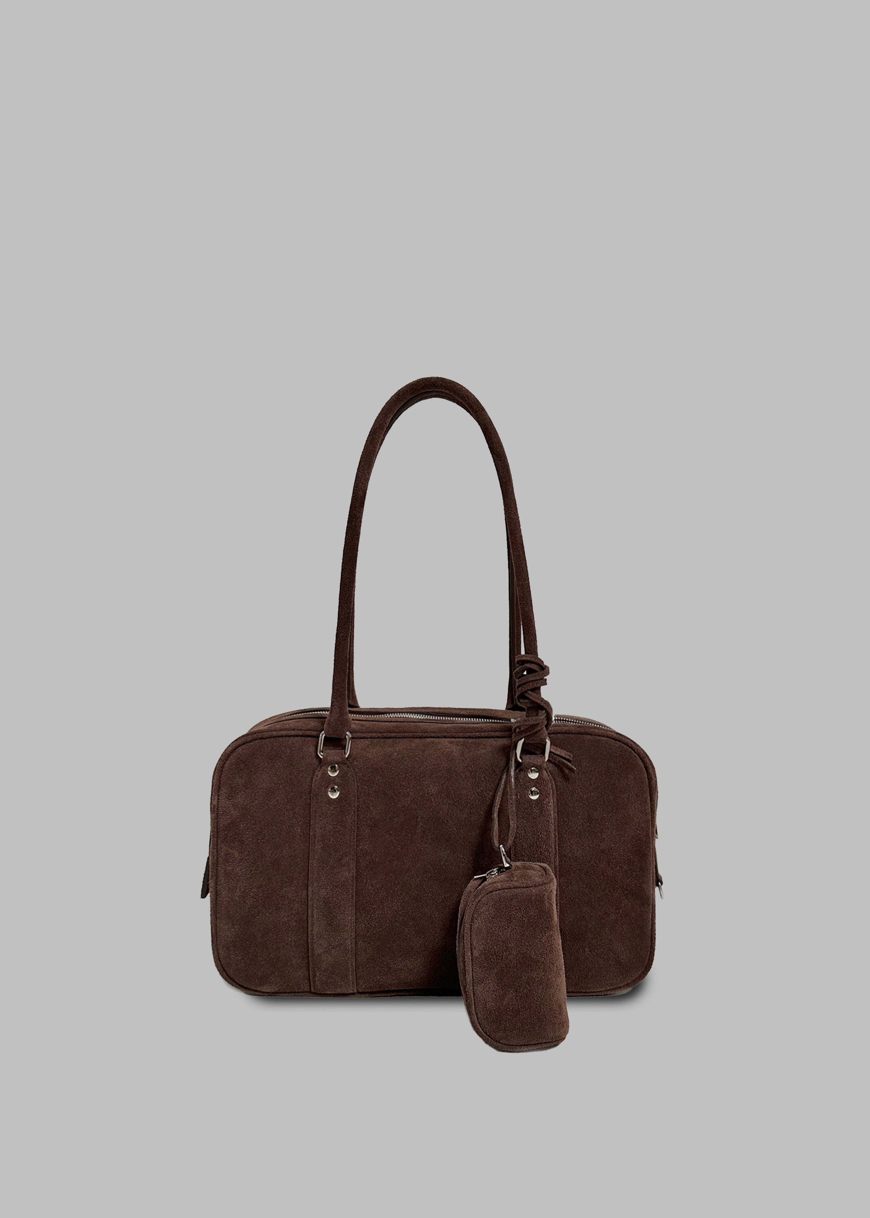 Low Classic Bookey Bag - Suede Brown - 1