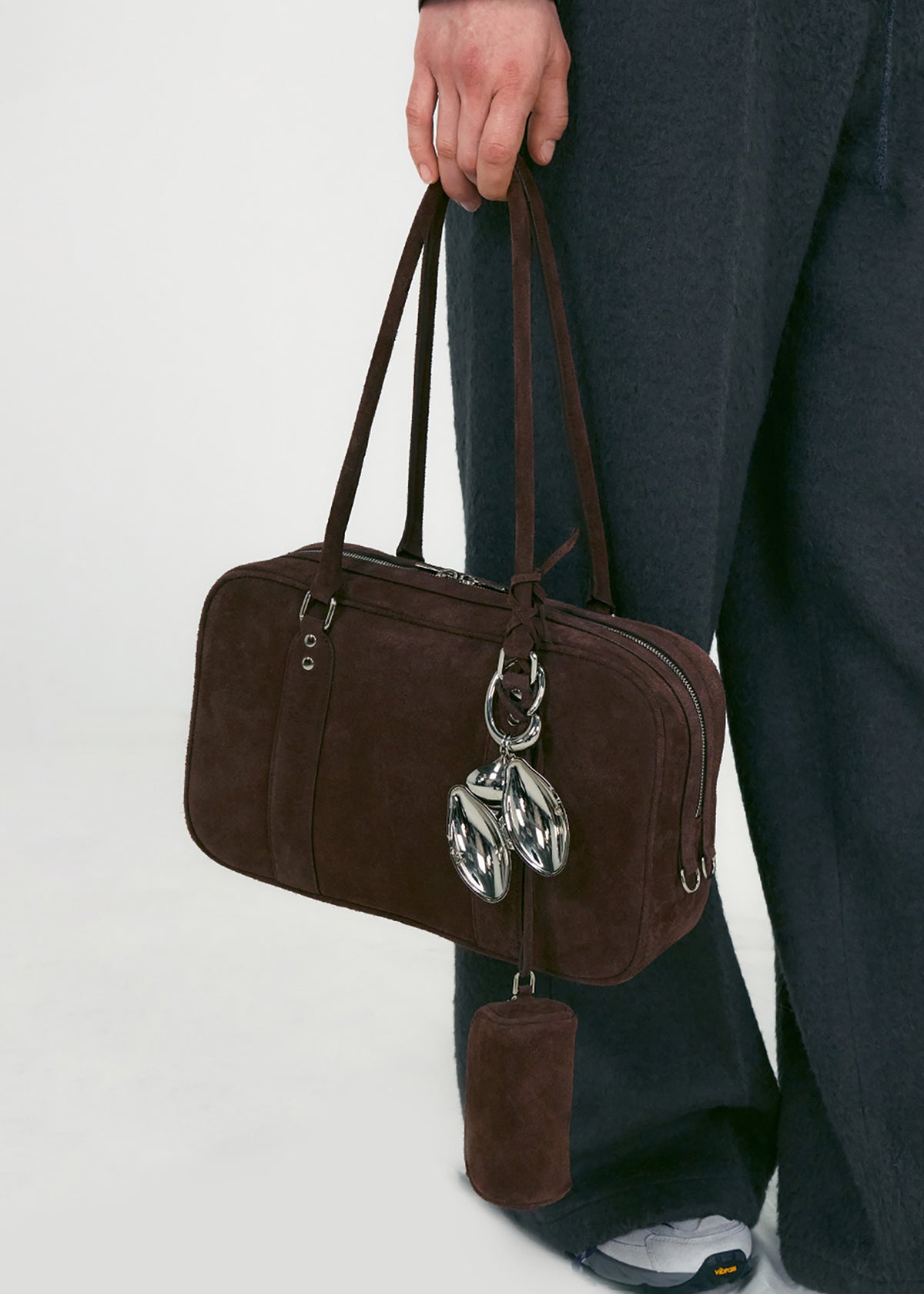 Low Classic Bookey Bag - Suede Brown - 2
