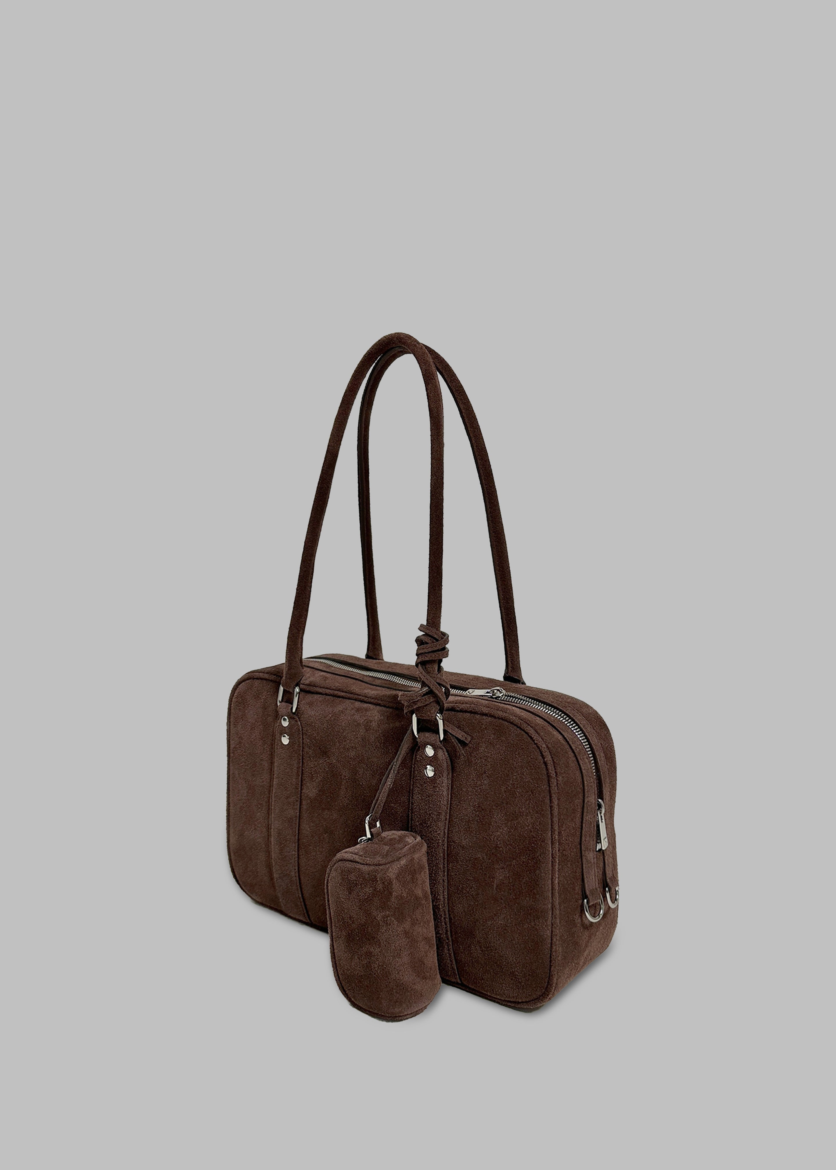 Low Classic Bookey Bag - Suede Brown - 3