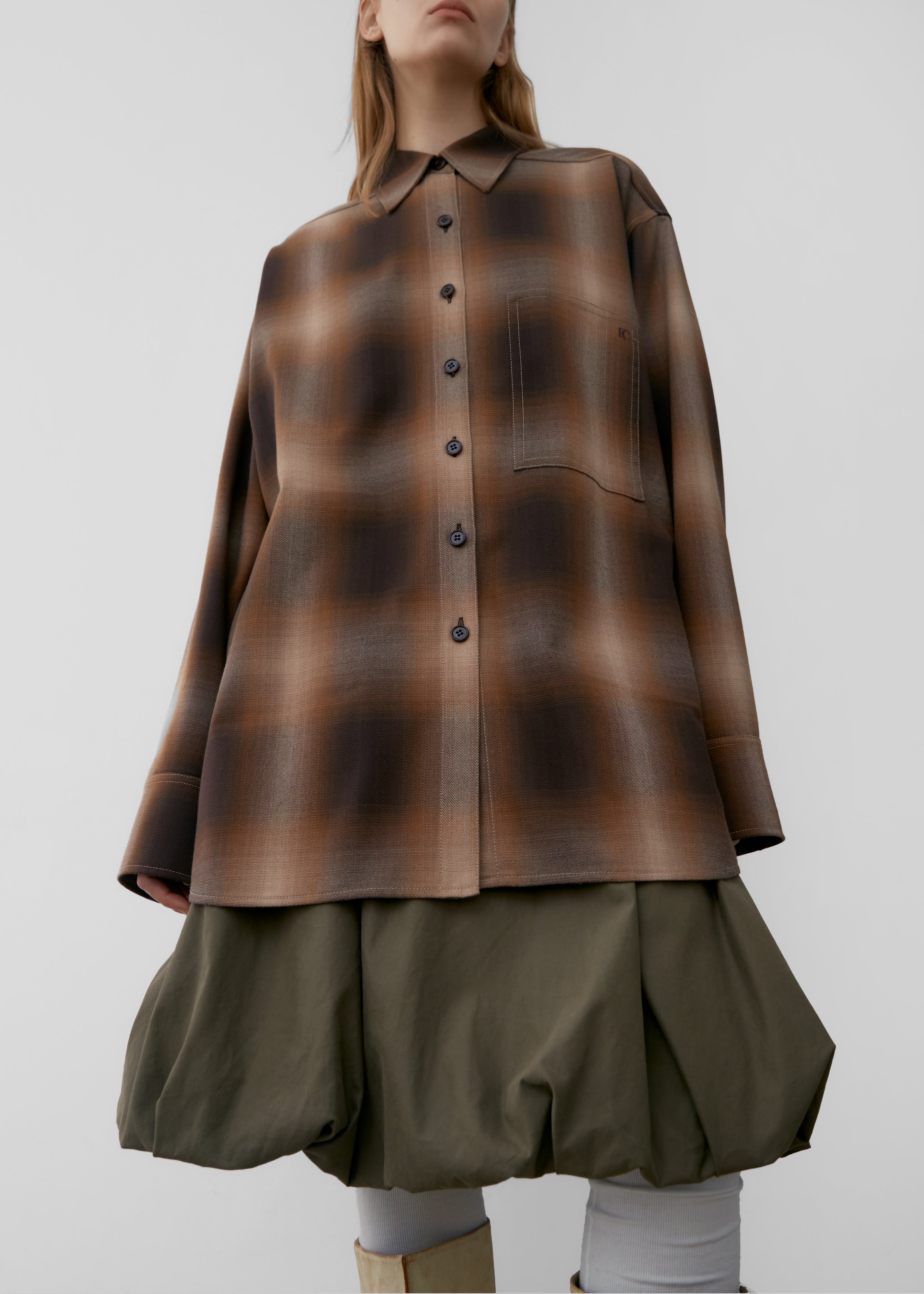 Low Classic Check Shirt - Brown - 3