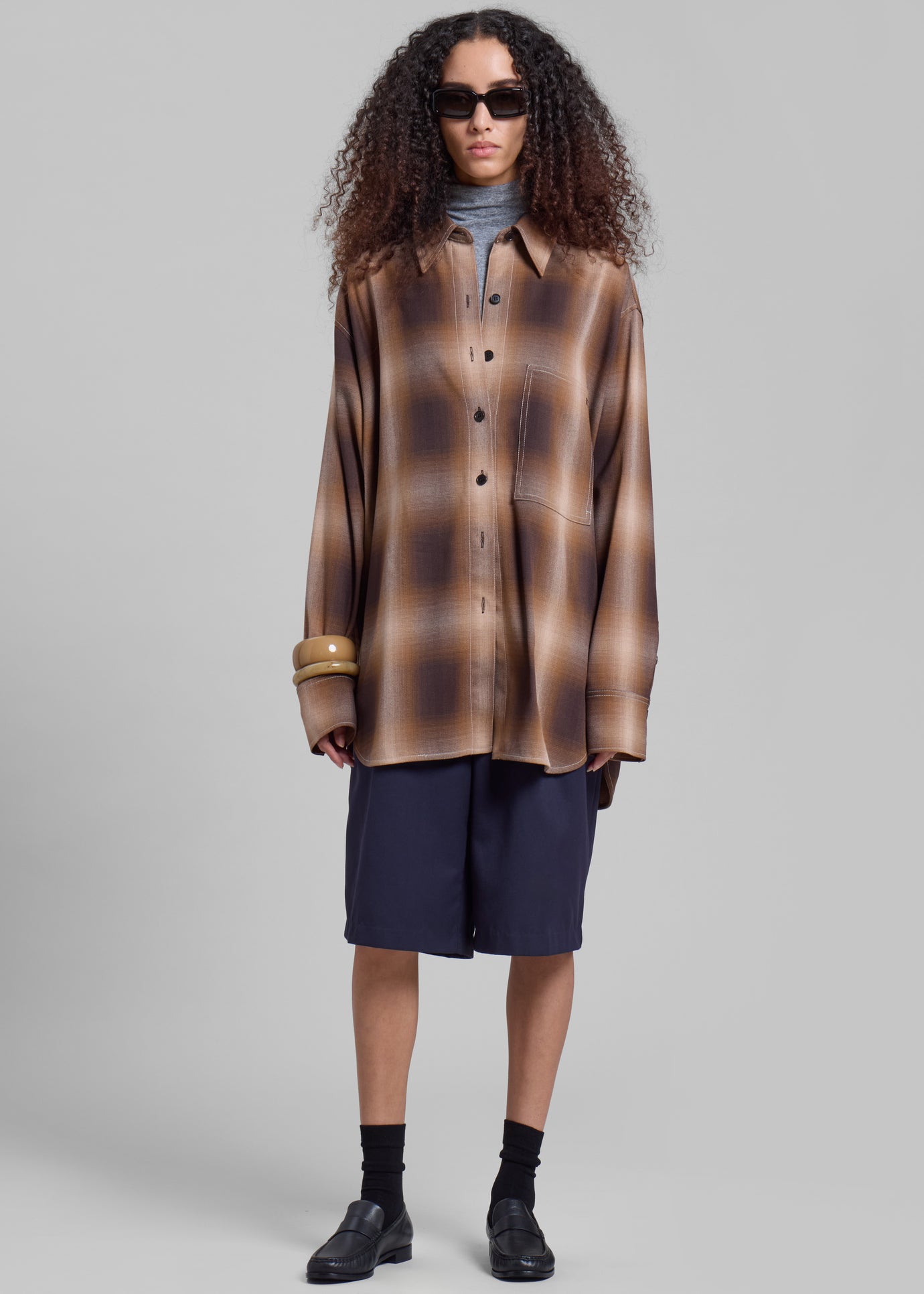 Low Classic Check Shirt - Brown