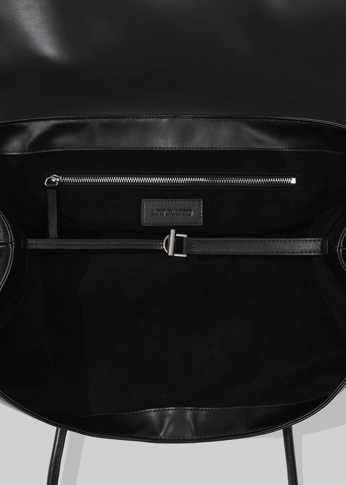 Low Classic Haricot Mini Flap Bag - Black