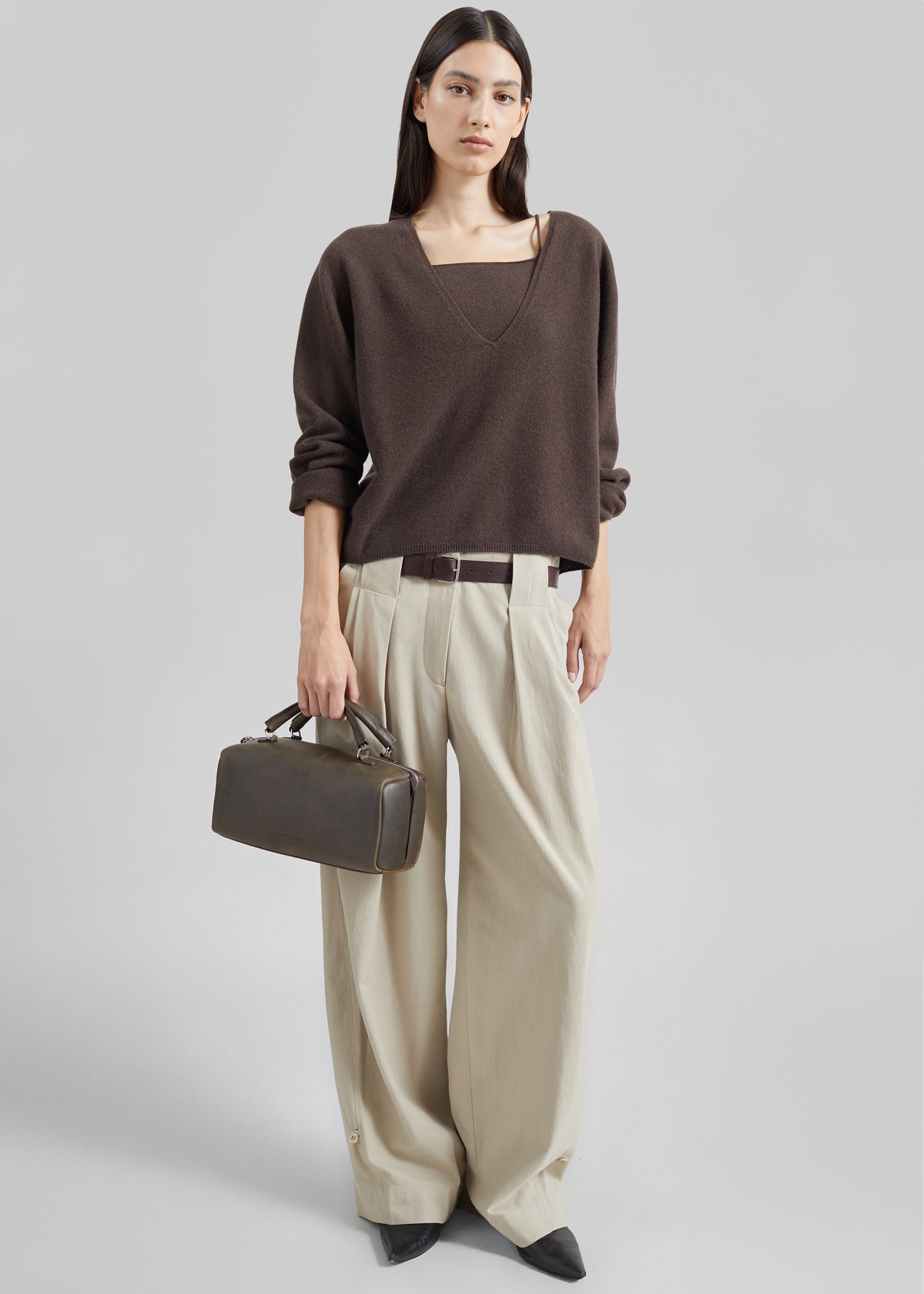 Low Classic Loaf Tote Bag - Brown