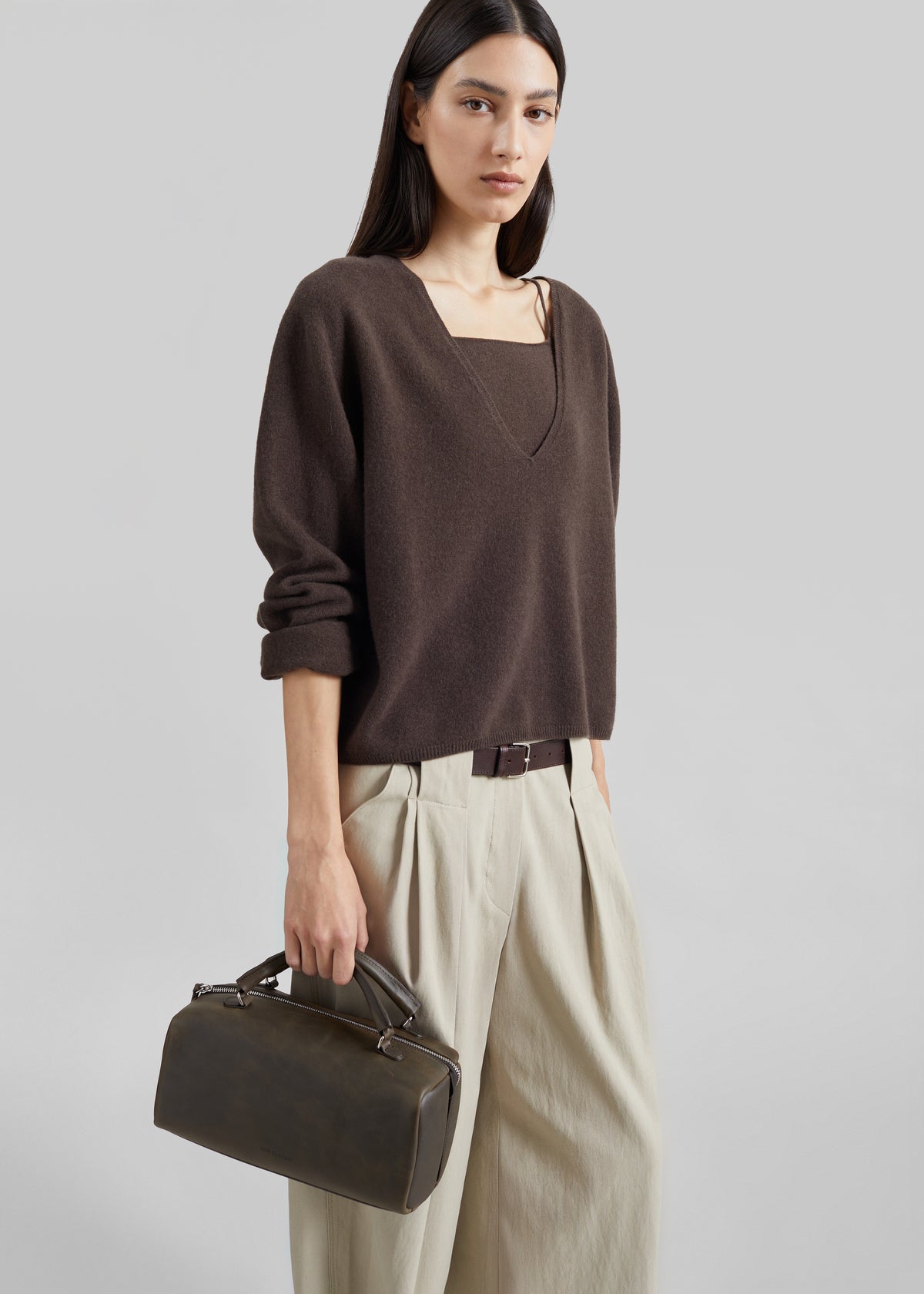 Low Classic Loaf Tote Bag - Brown