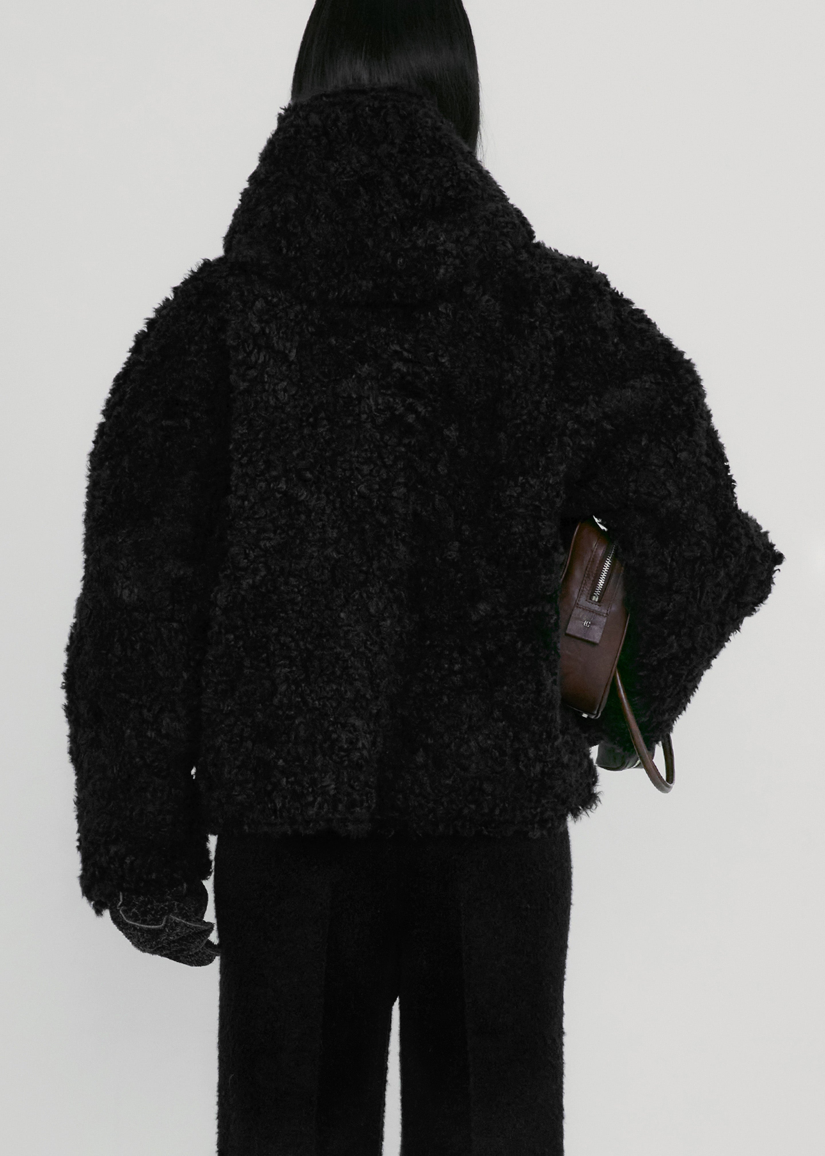 Low Classic Reversible Duffle Short Coat - Black – The Frankie Shop