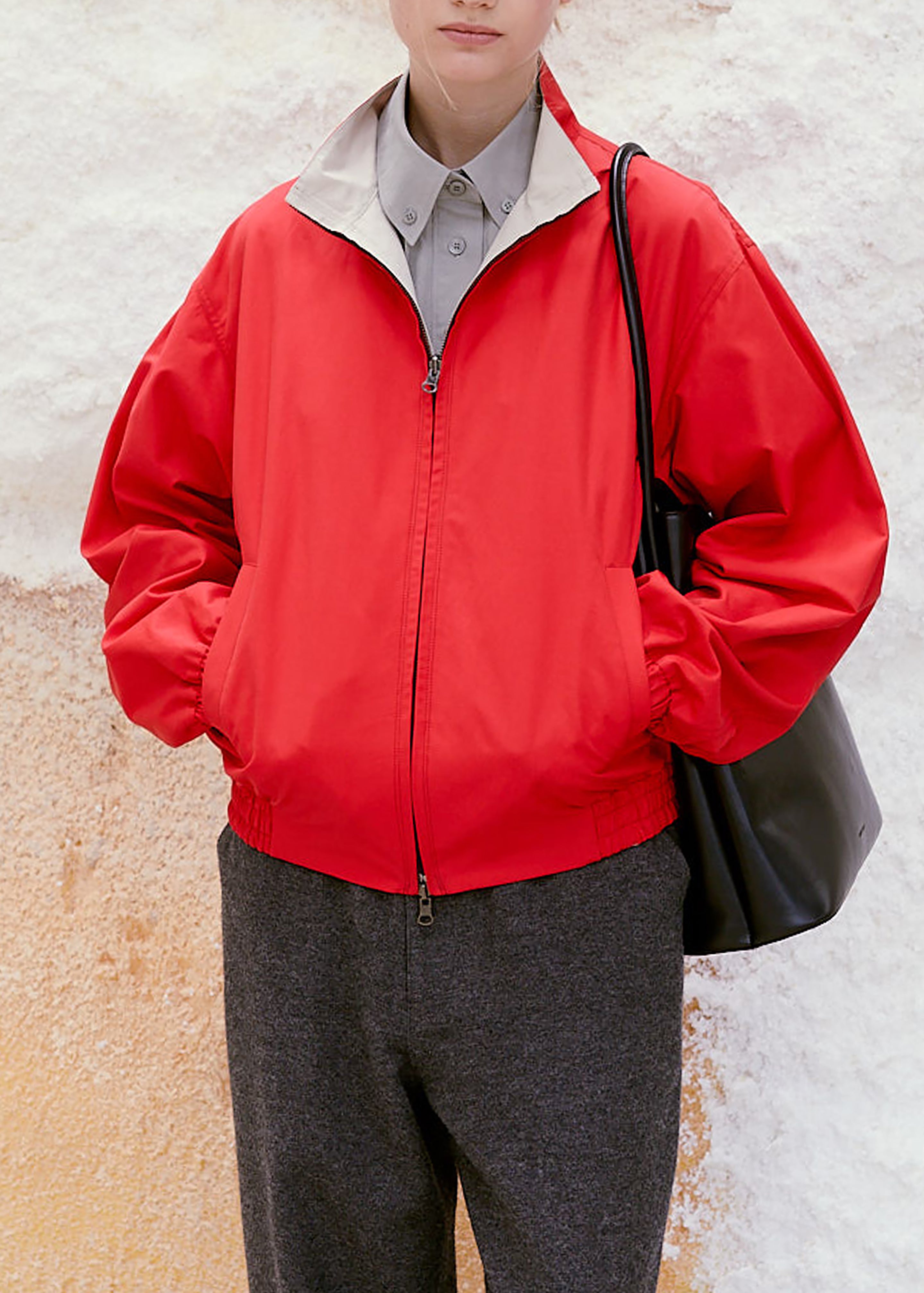 Low Classic Reversible Zip-Up Jumper - Red - 1