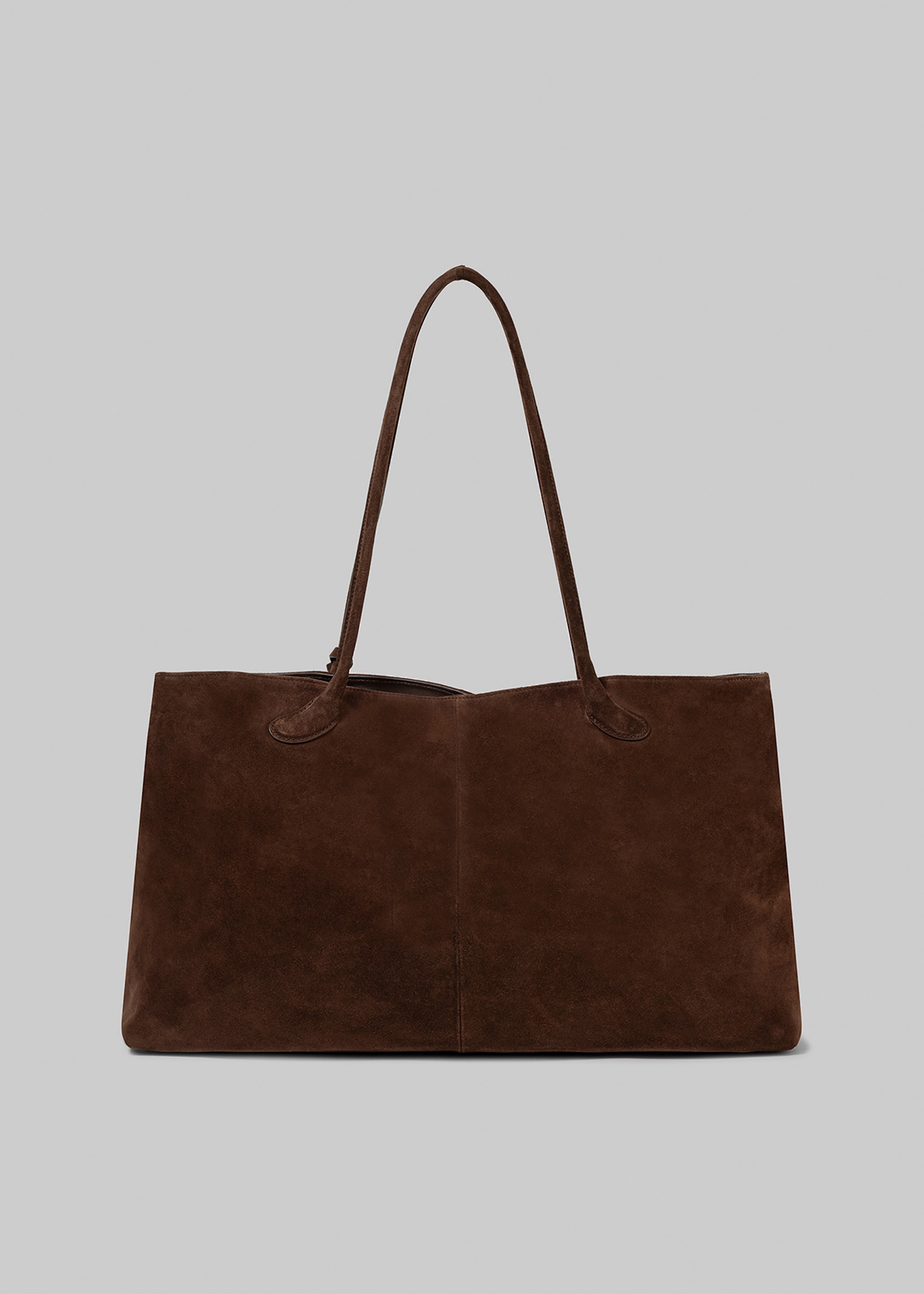 Low Classic Haricot Bag - Suede Brown – The Frankie Shop