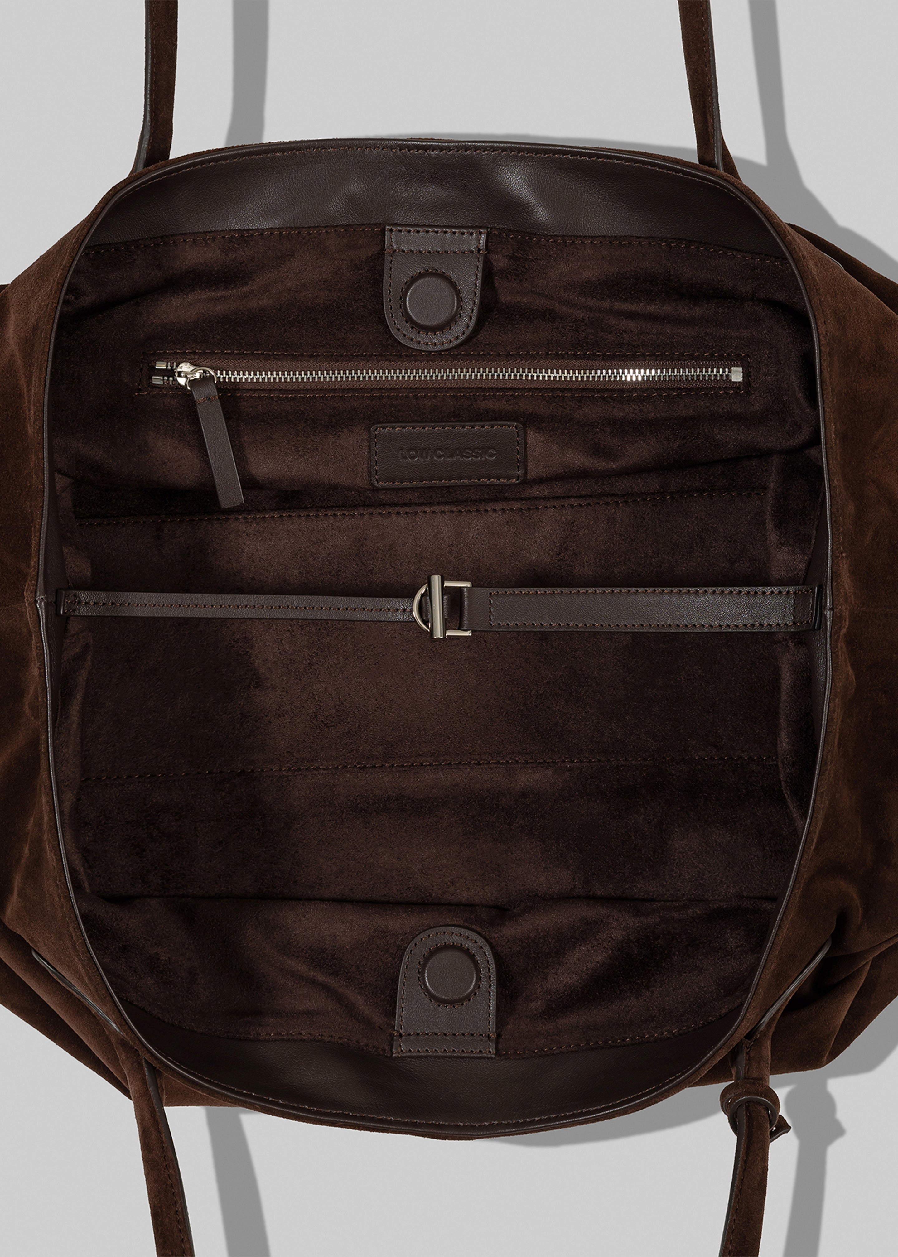 Low Classic Haricot Bag - Suede Brown - 6