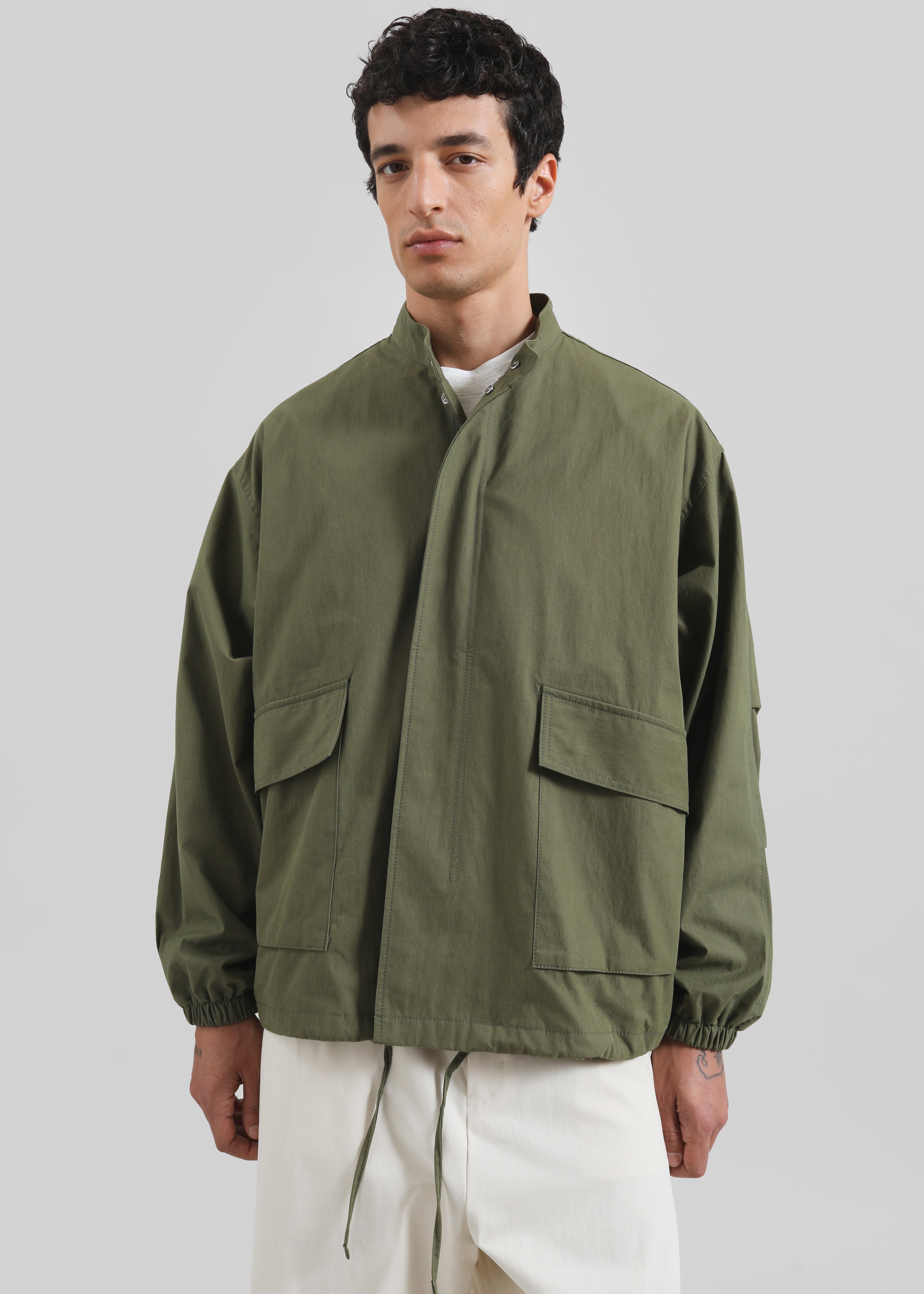 Lowan Cargo Jacket - Olive - 3