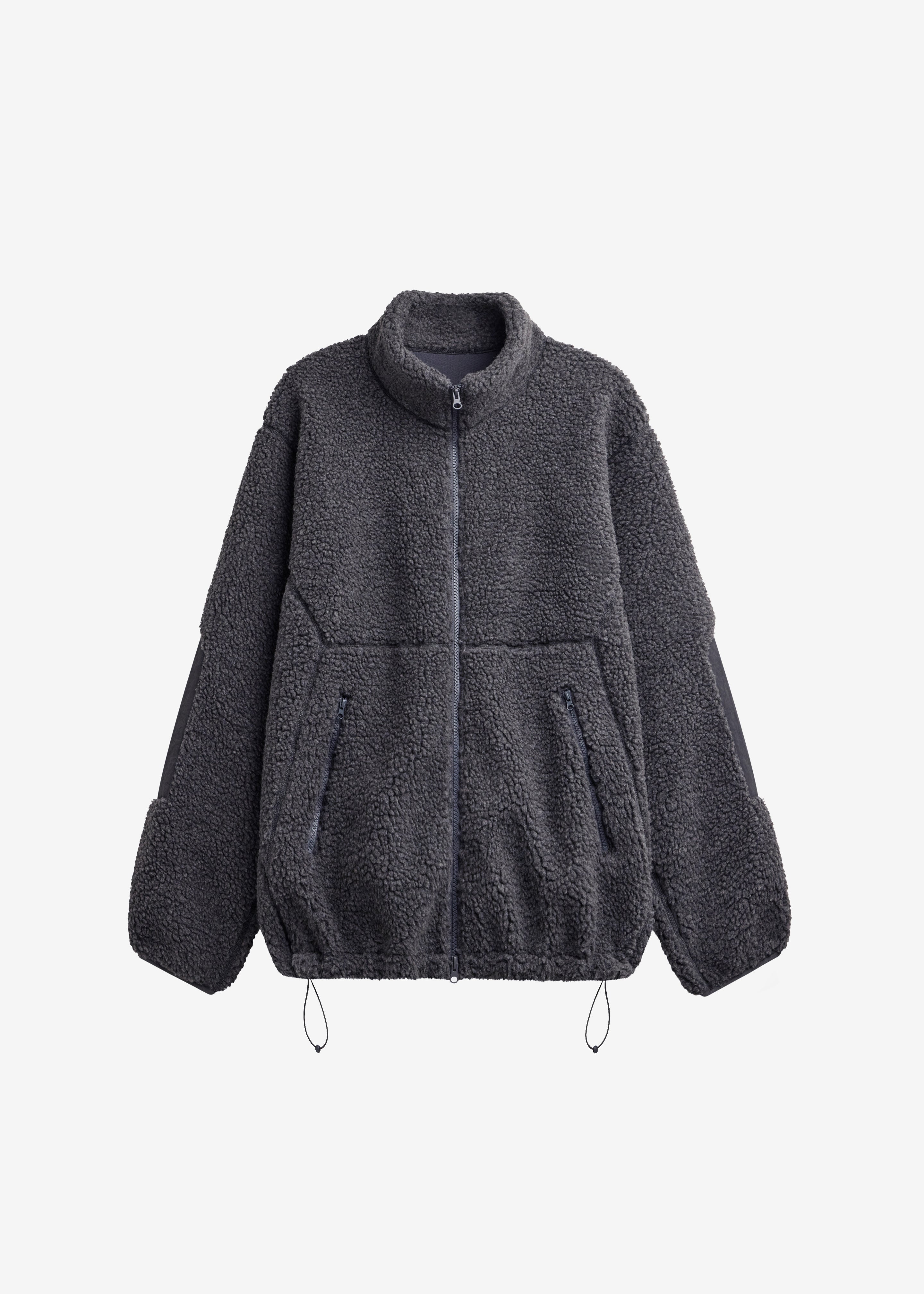 Lucan Fleece Jacket - Grey – The Frankie Shop