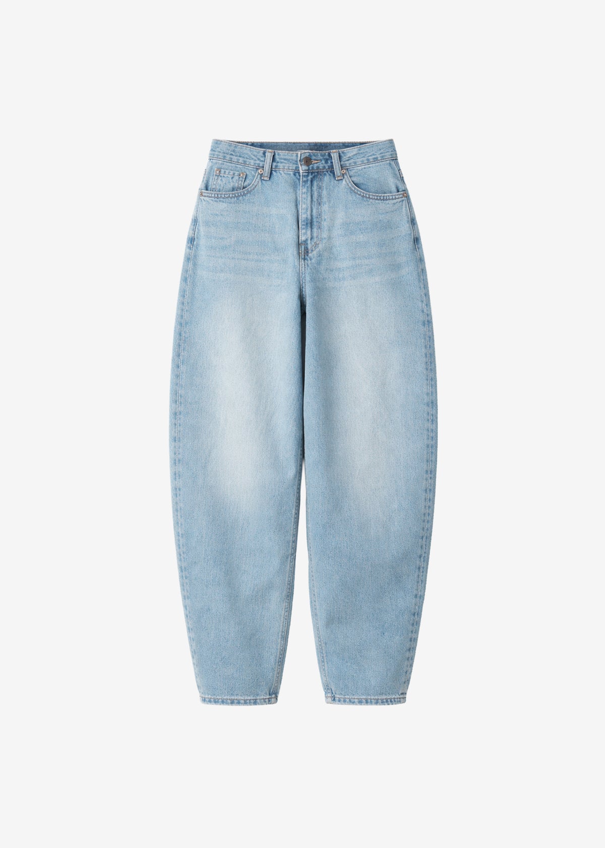 Lucena Barrel-Leg Jeans - Light Wash - 9
