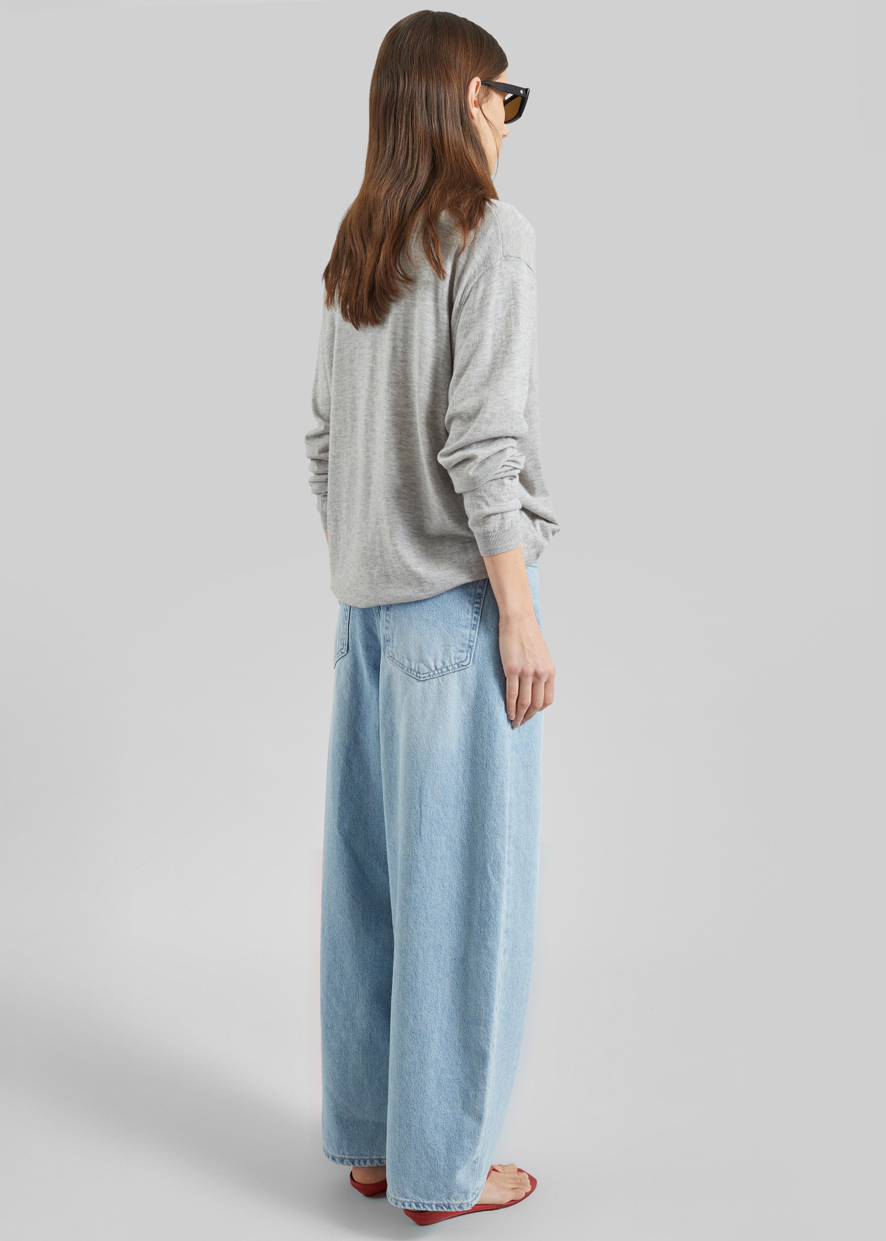 Lucena Barrel-Leg Jeans - Light Wash - 8