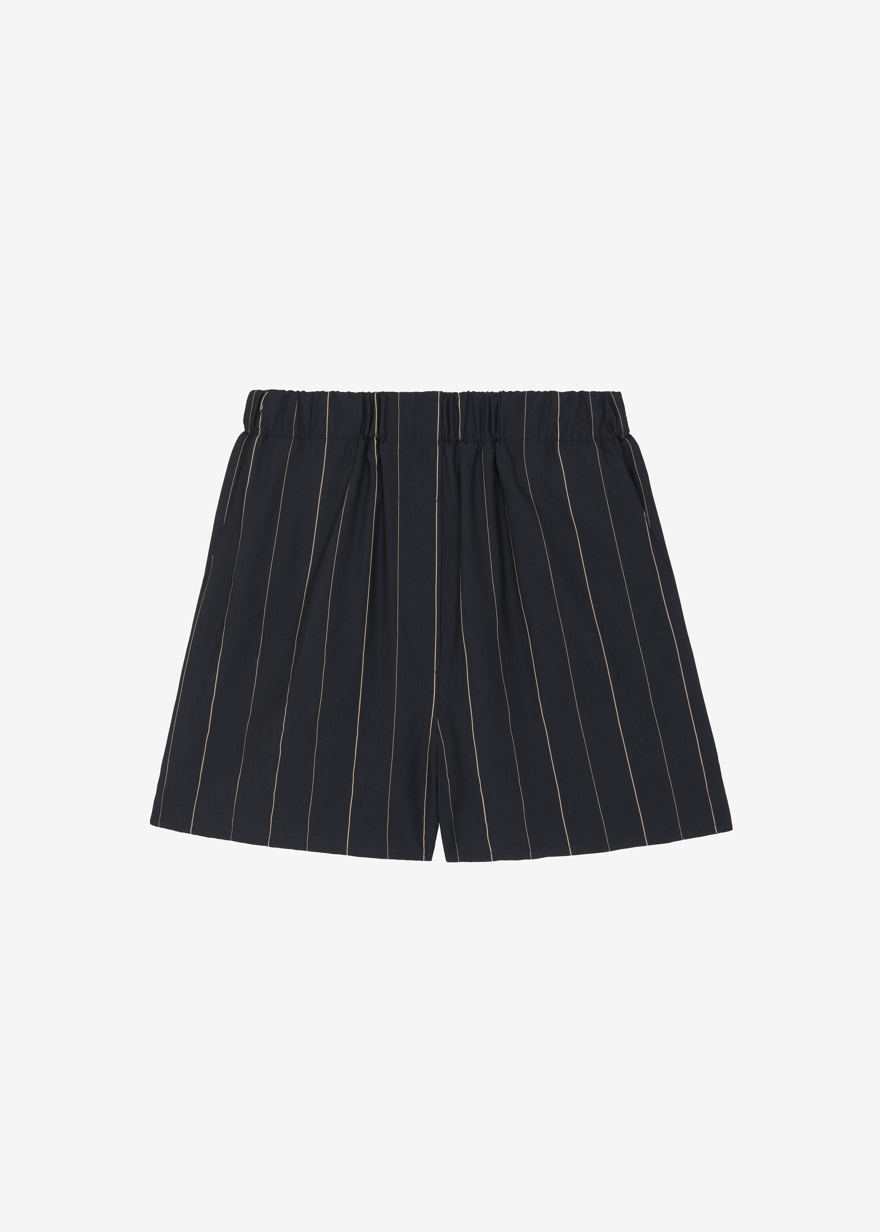 Lui Boxer Shorts - Black/Beige Stripe - 10