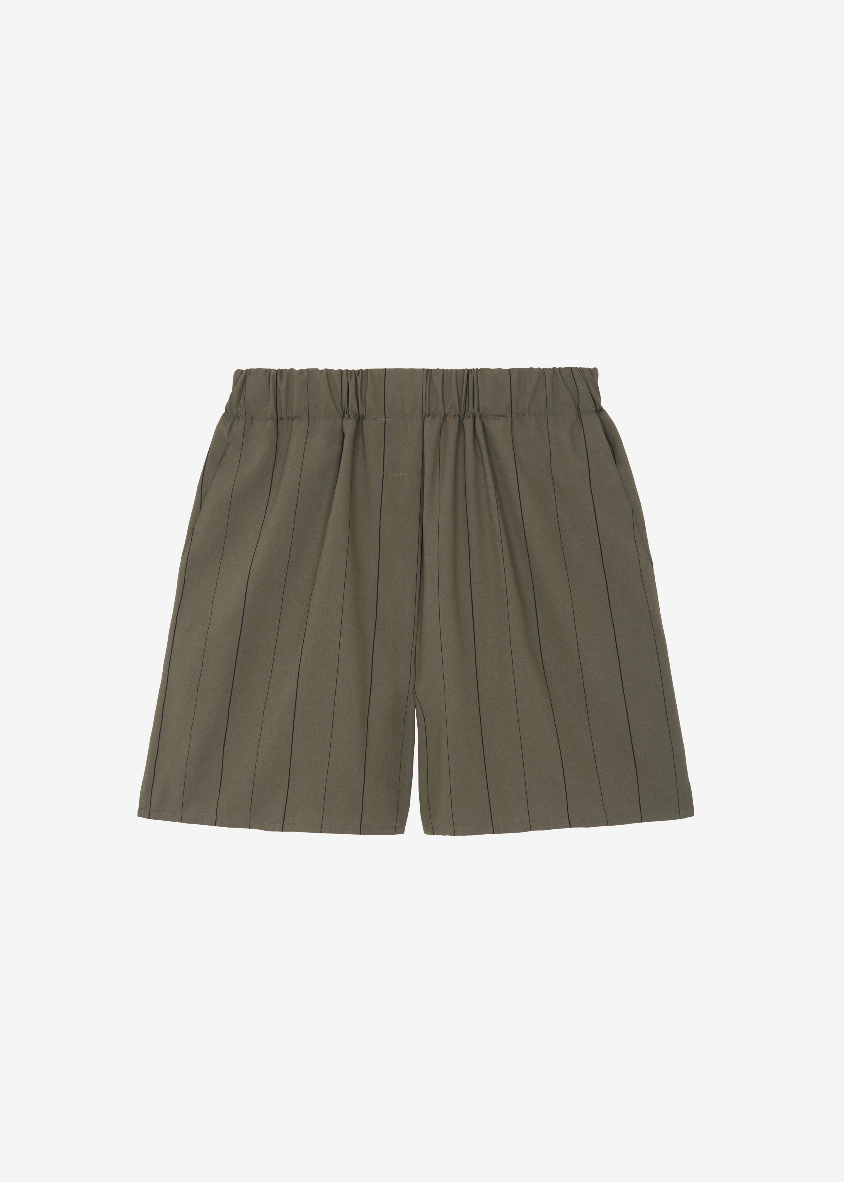 Lui Boxer Shorts - Khaki/Black Stripe - 11