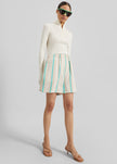 Lui Fluid Boxer Shorts - Beige Multi Stripe